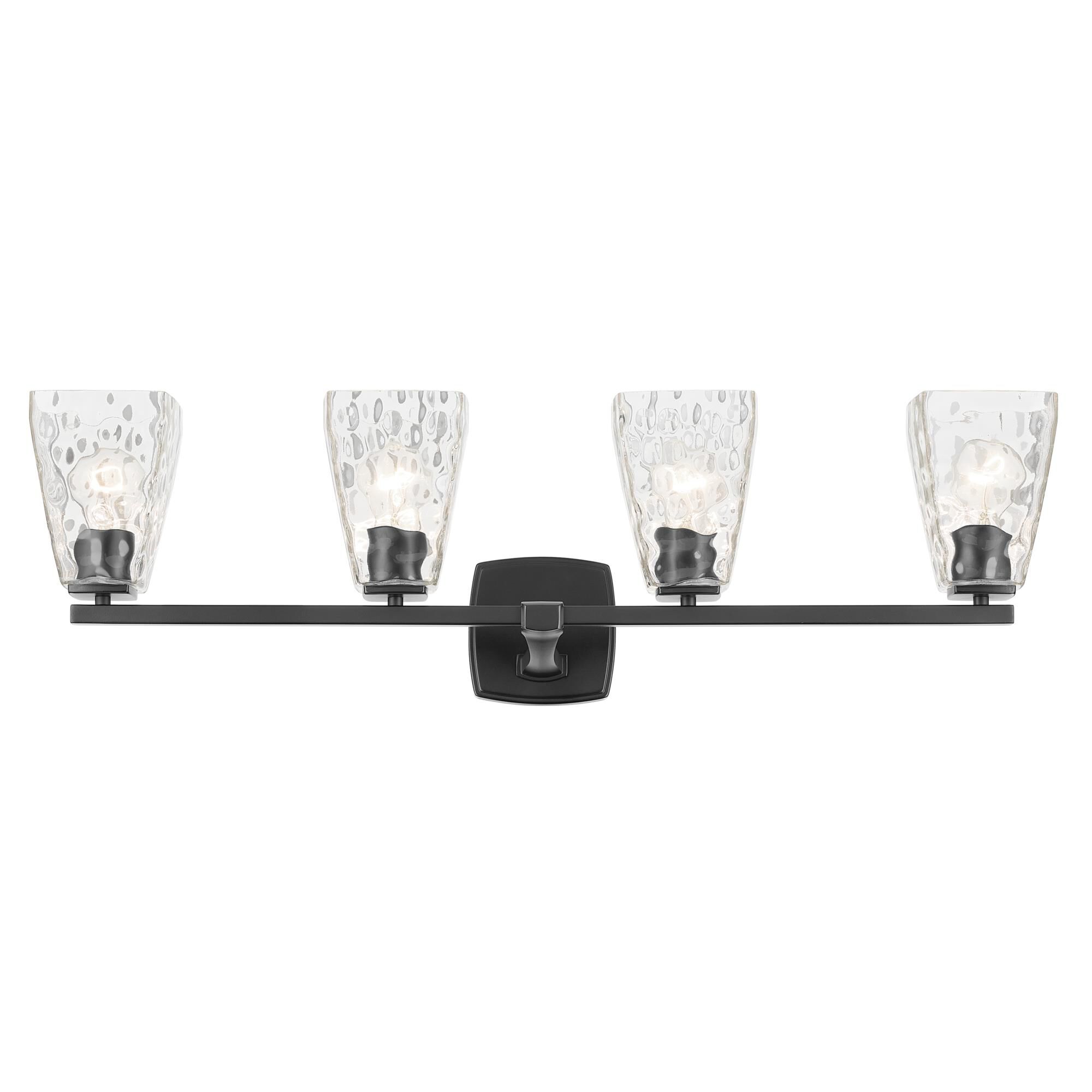 Shown in Black finish and Clear Water glass