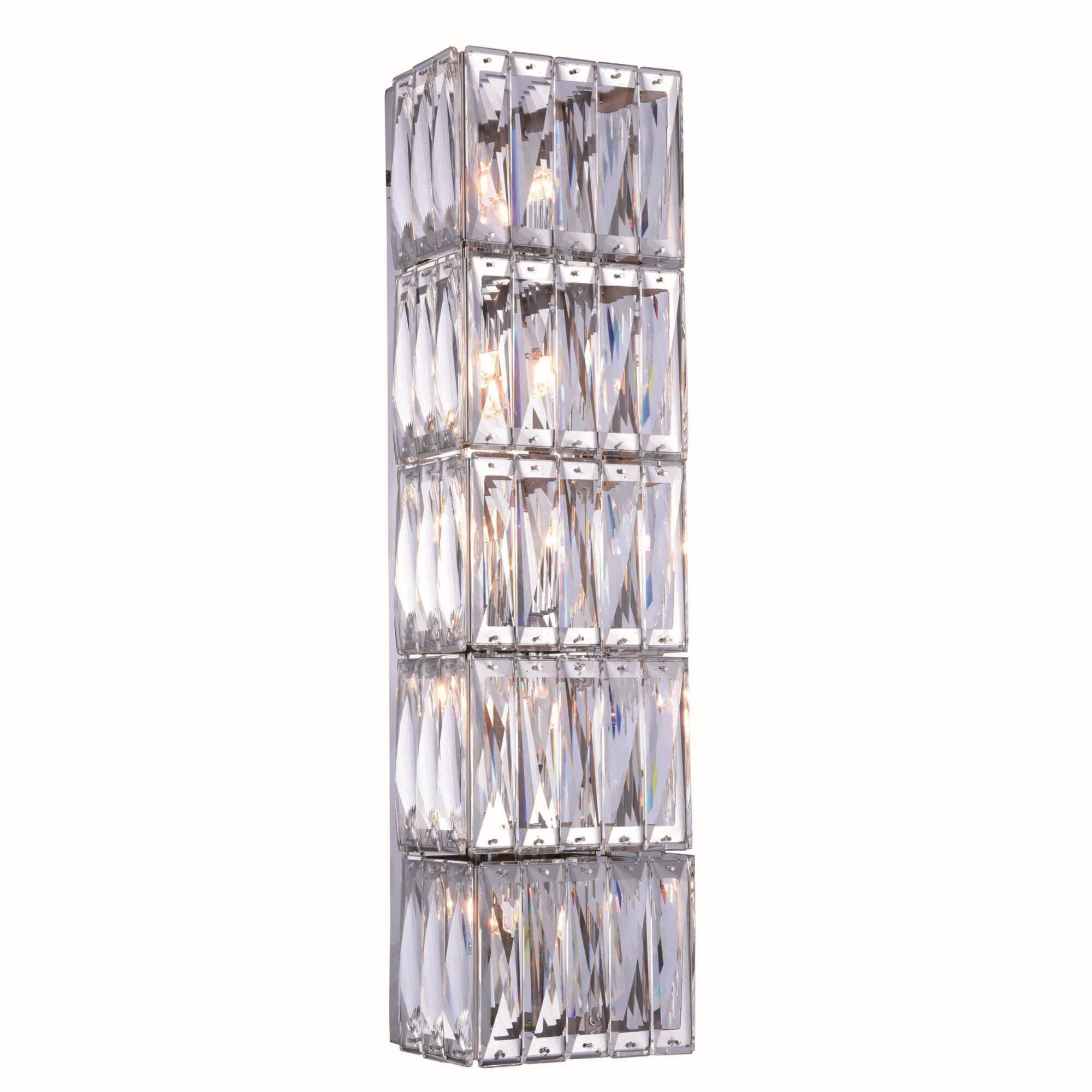 Shown in Chrome finish and Royal Cut crystal