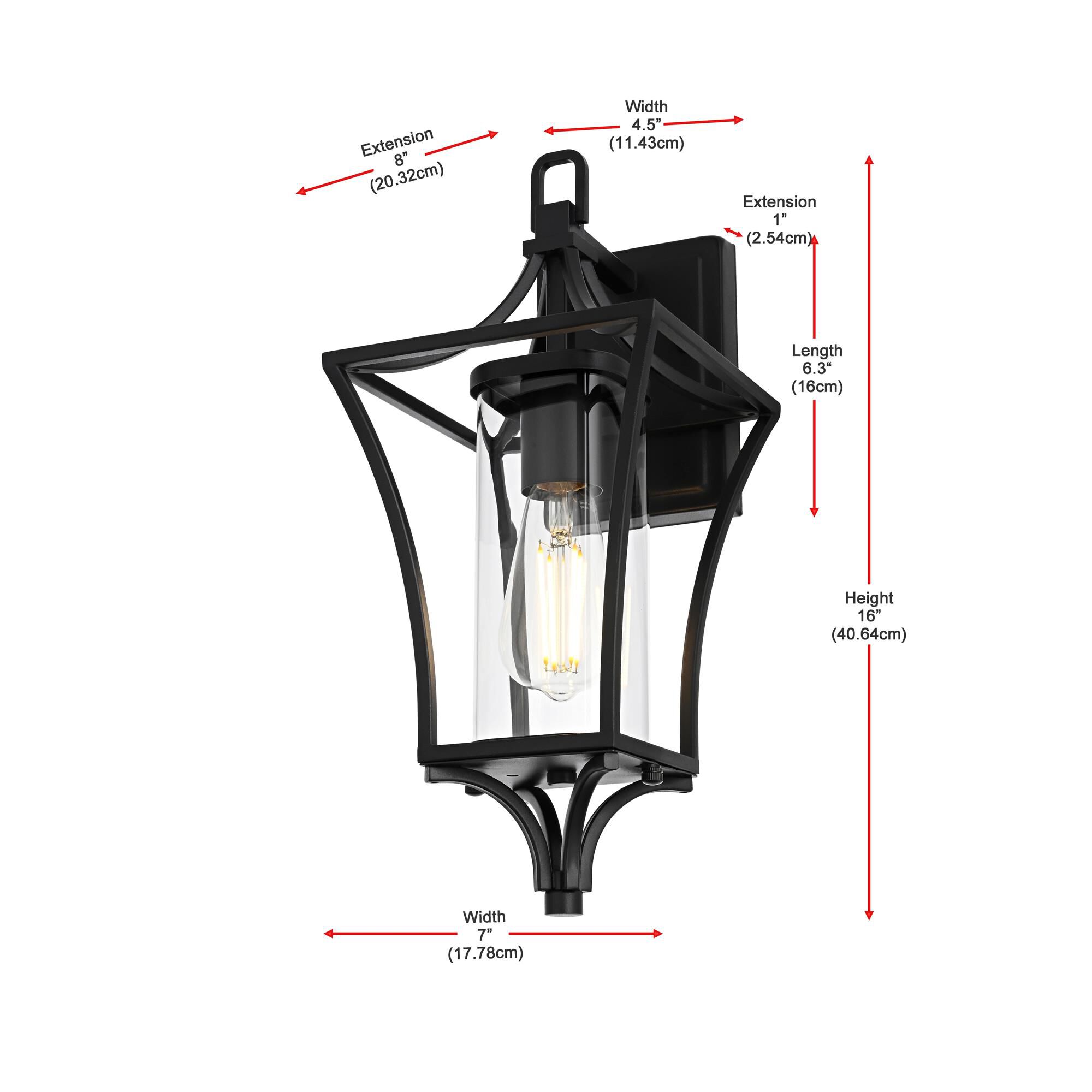 Shown in Black finish