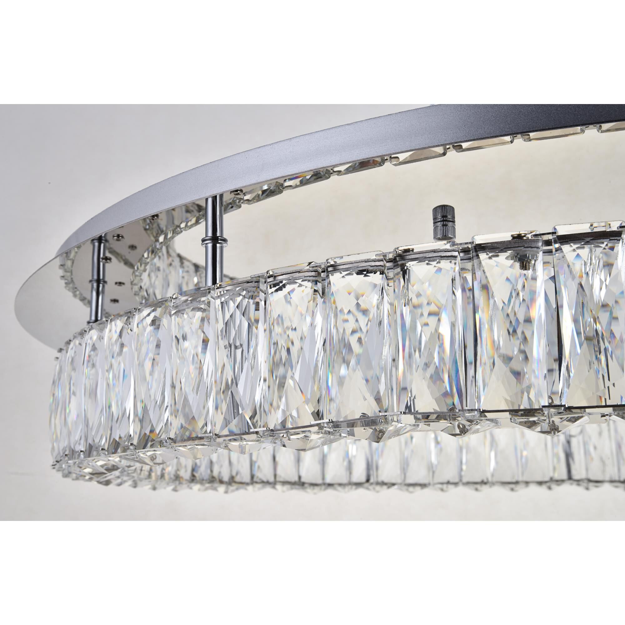 Monroe Semi Flush Mount by Elegant Lighting