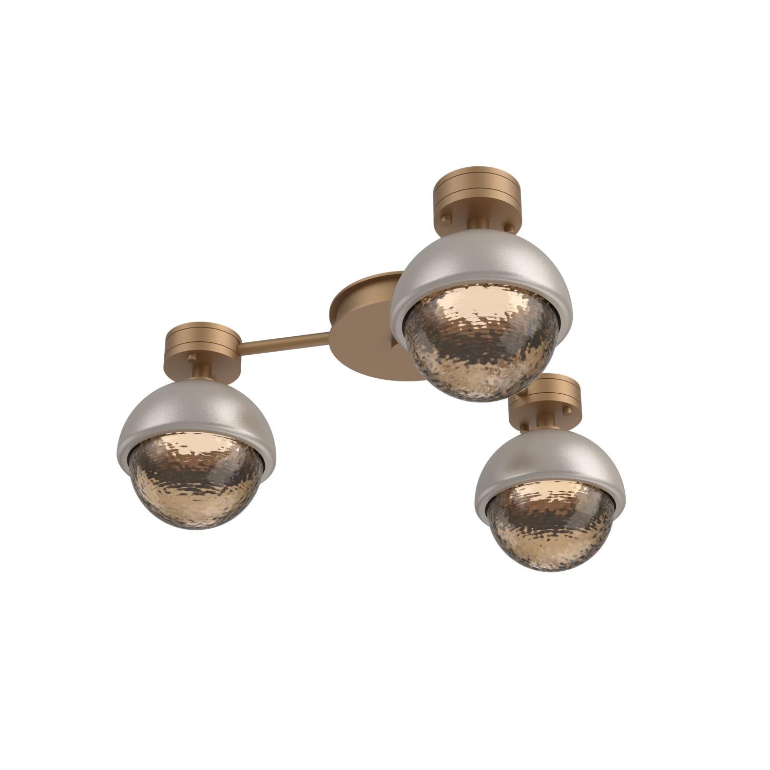 Shown in Novel Brass finish and Bronze glass and Beige Silver accent