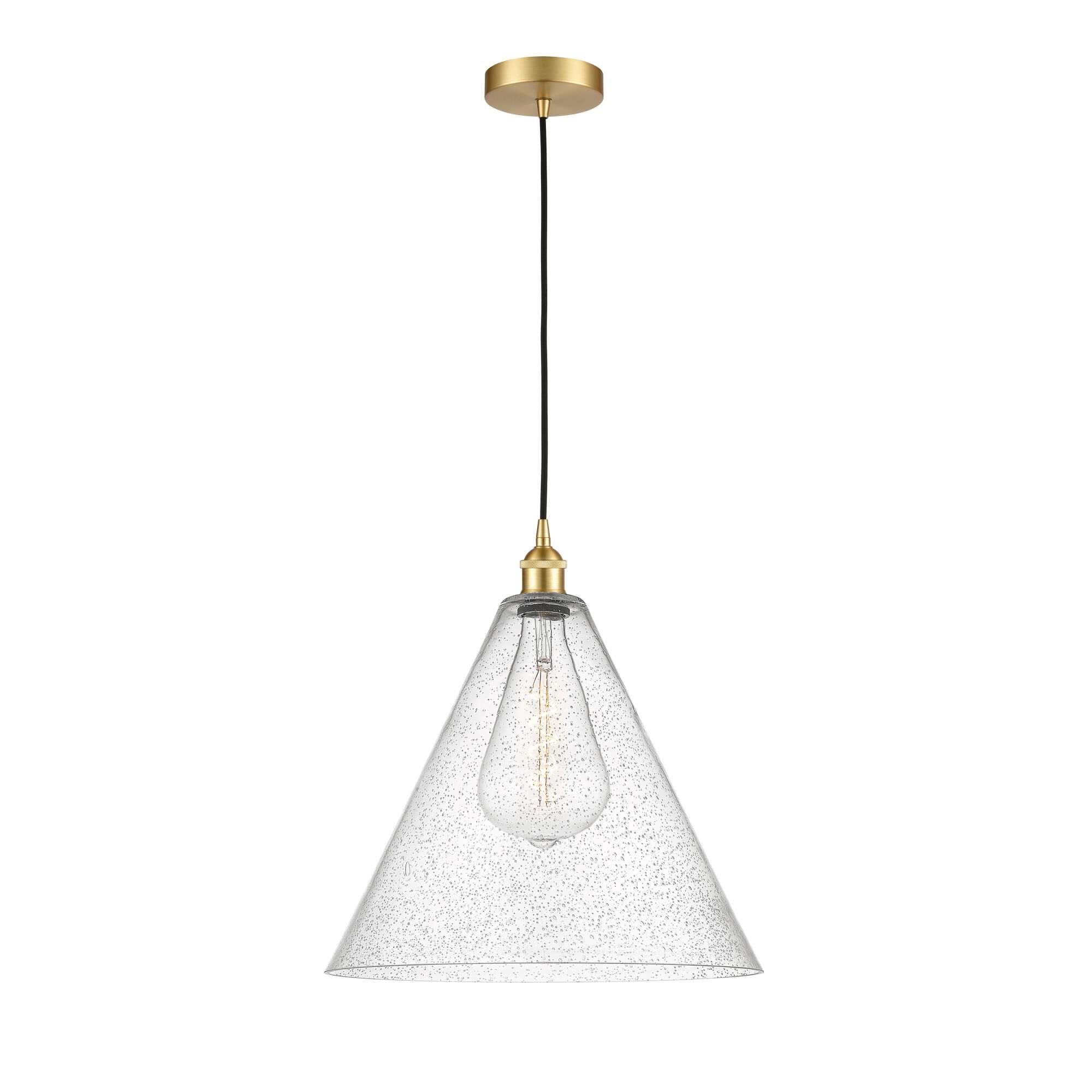 Bruno Marashlian Edison Cone 16 Inch Large Pendant by Innovations Lighting