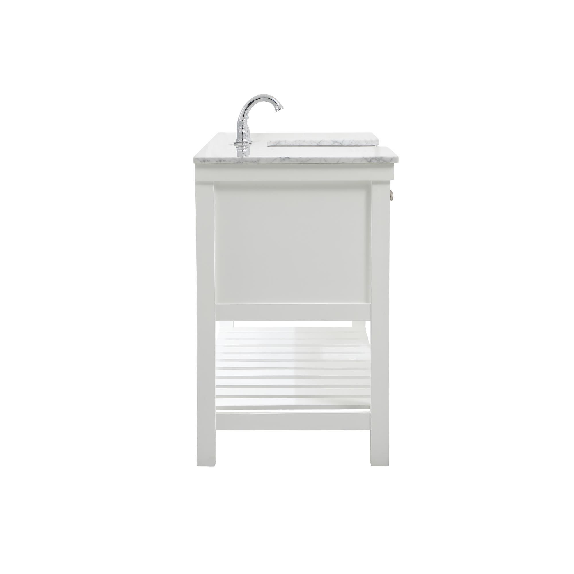 Shown in White finish