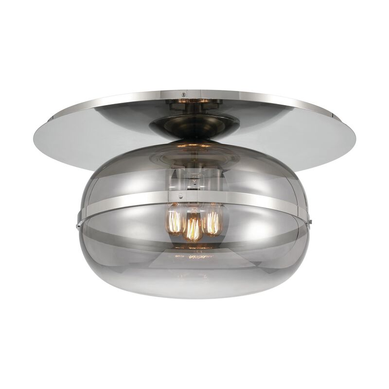 Nottingham 20 Inch 3 Light Semi Flush Mount by Eurofase Lighting