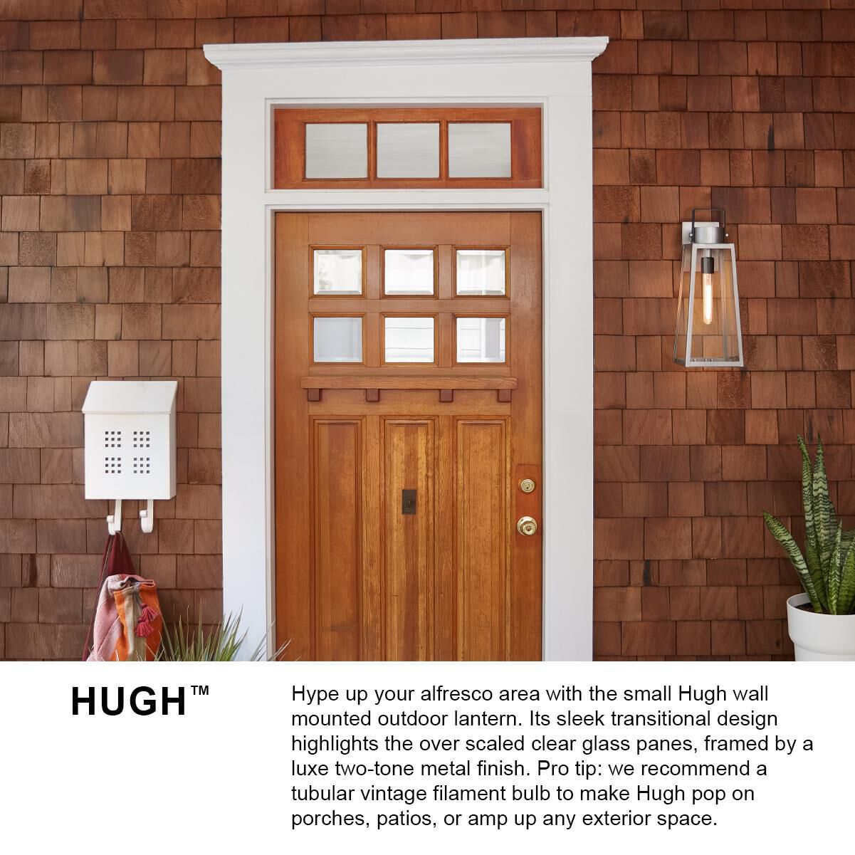 Lark Hugh 19 Inch Tall Outdoor Wall Light