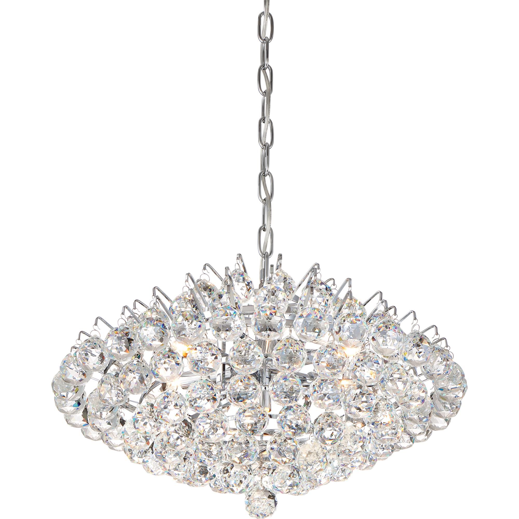 Platinum Collection Bordeaux 19 Inch Large Pendant by Quoizel