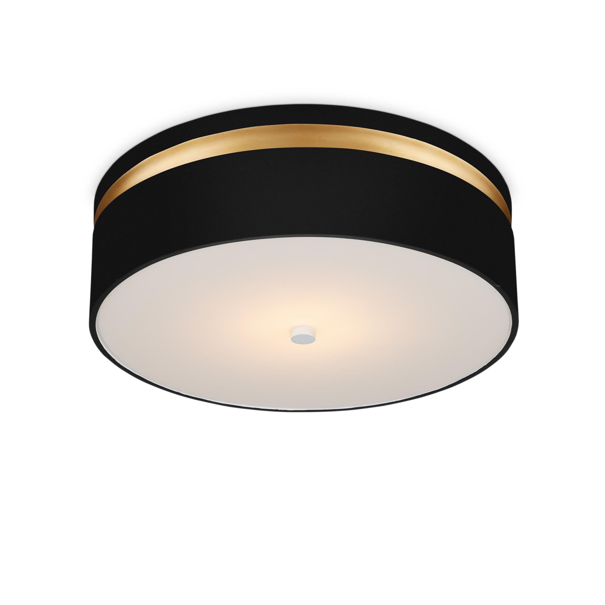 Shown in Satin Black/Contemporary Gold/White finish