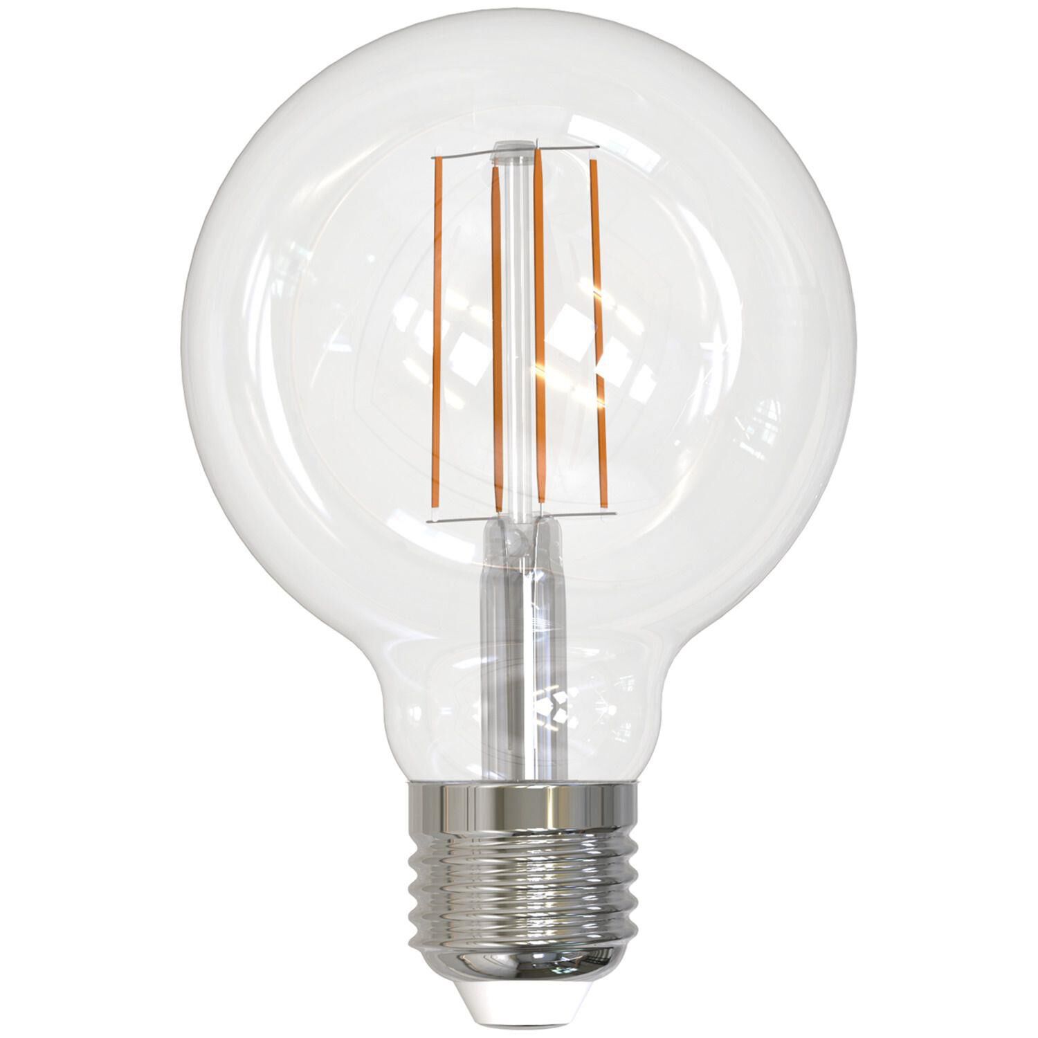 Clear G25 Base E26 4000K LED Light Bulb,