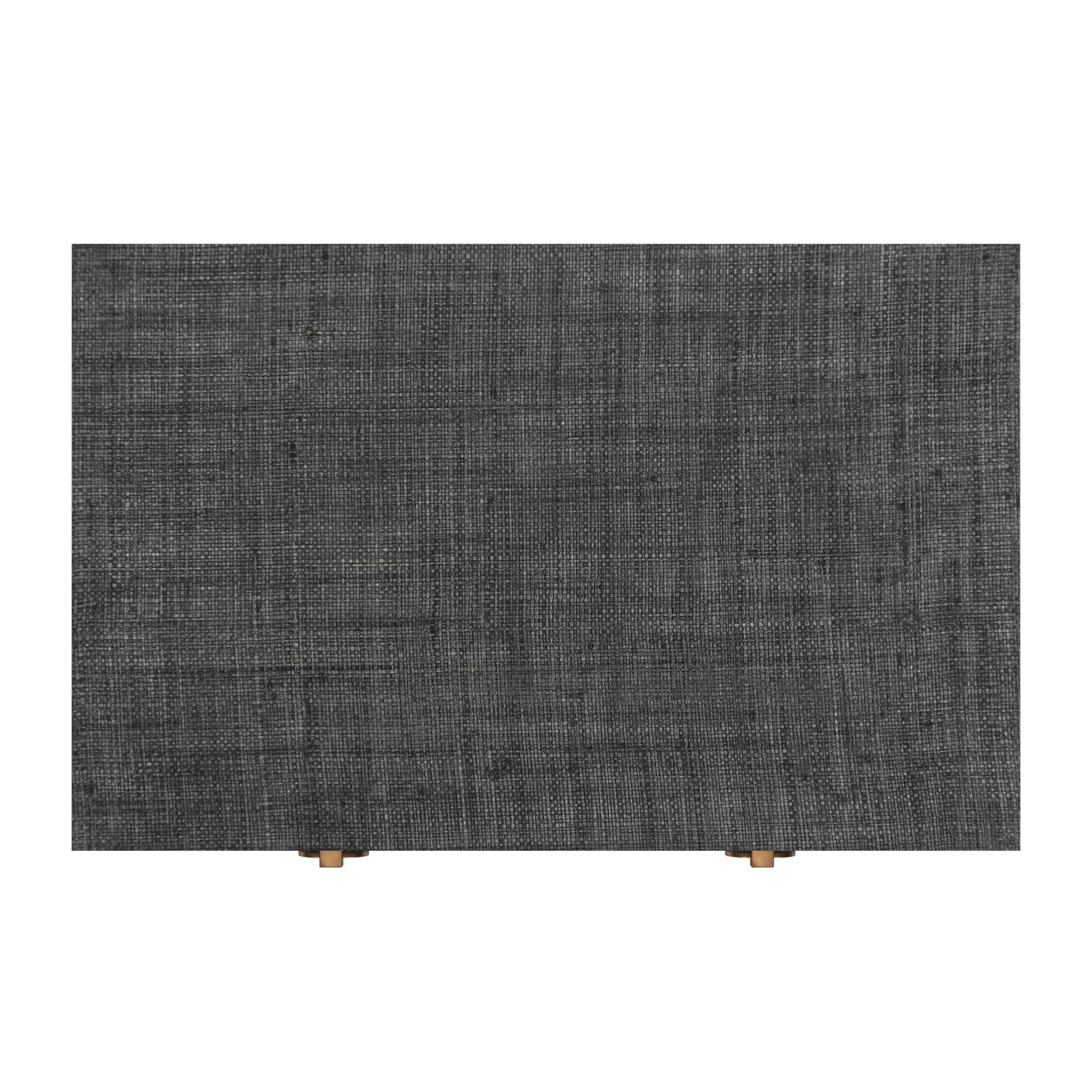 Shown in Charcoal Raffia finish
