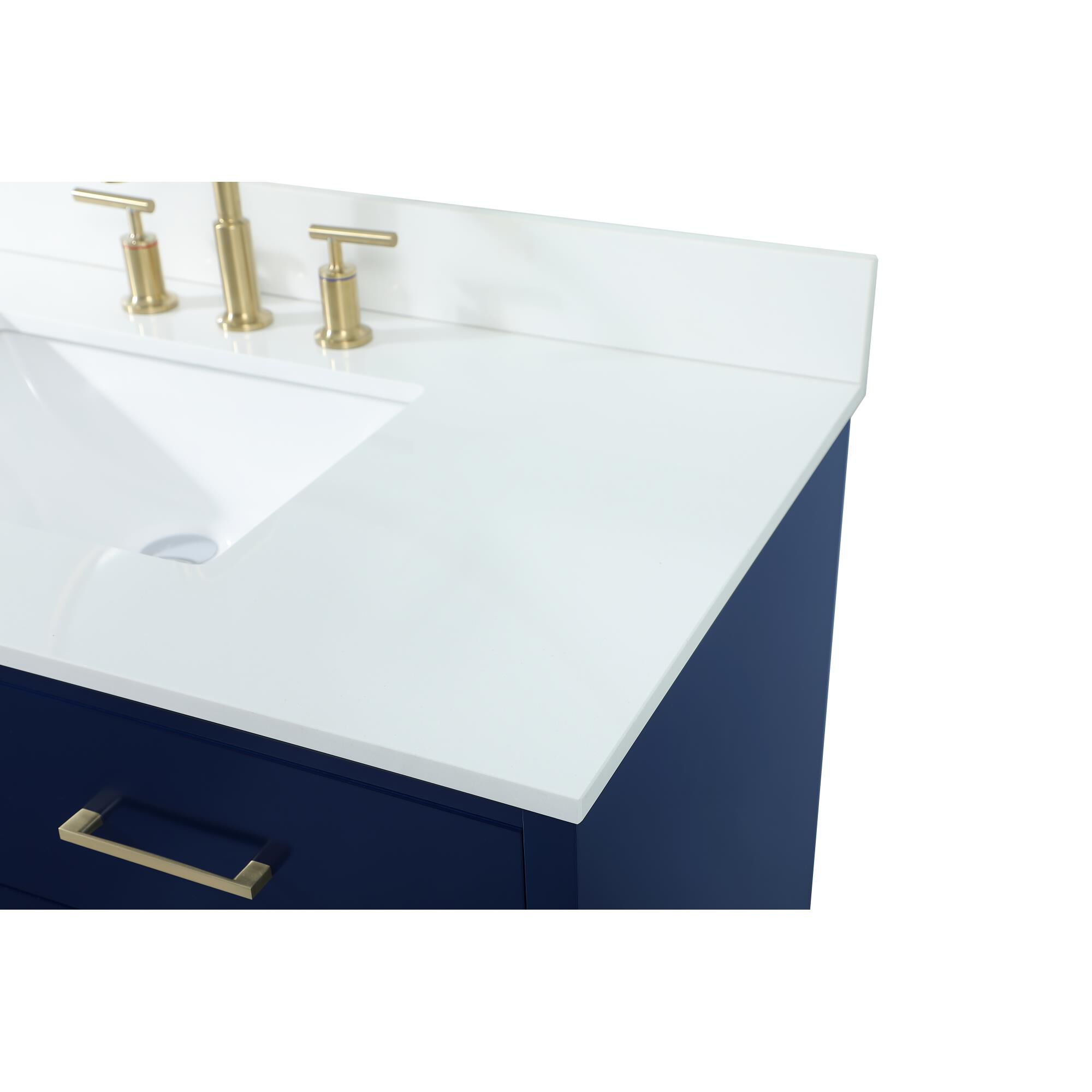 Shown in Blue finish