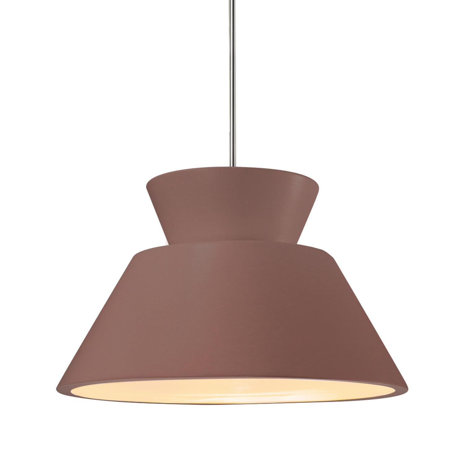 Radiance Trapezoid 14 Inch Large Pendant by Justice Design Group