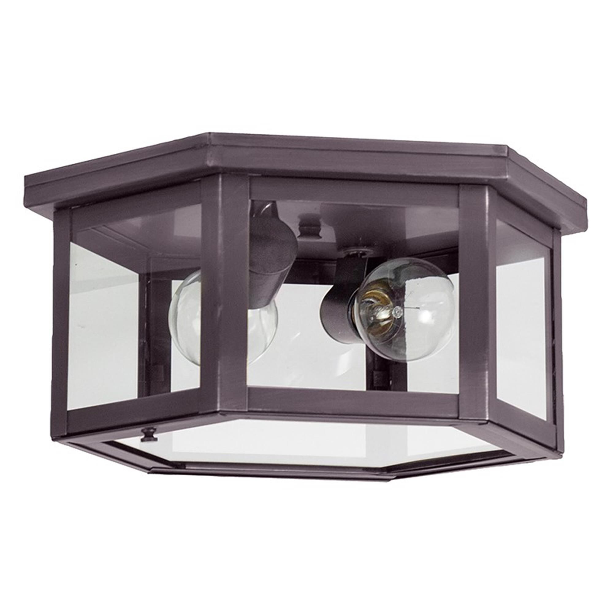 Williams 13 Inch 2 Light Outdoor Flush Mount,