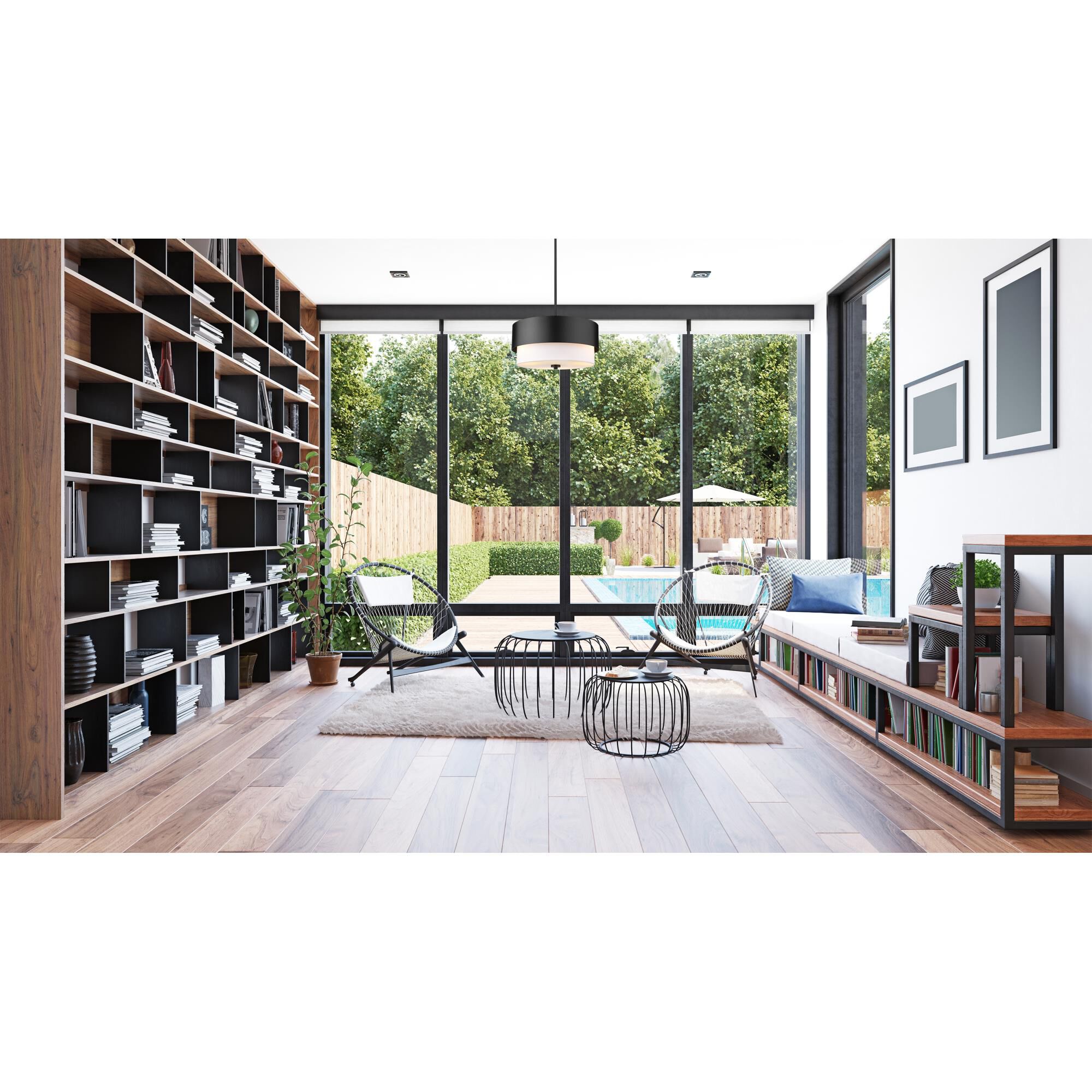 Counterpoint 18 Inch Large Pendant by Z-Lite