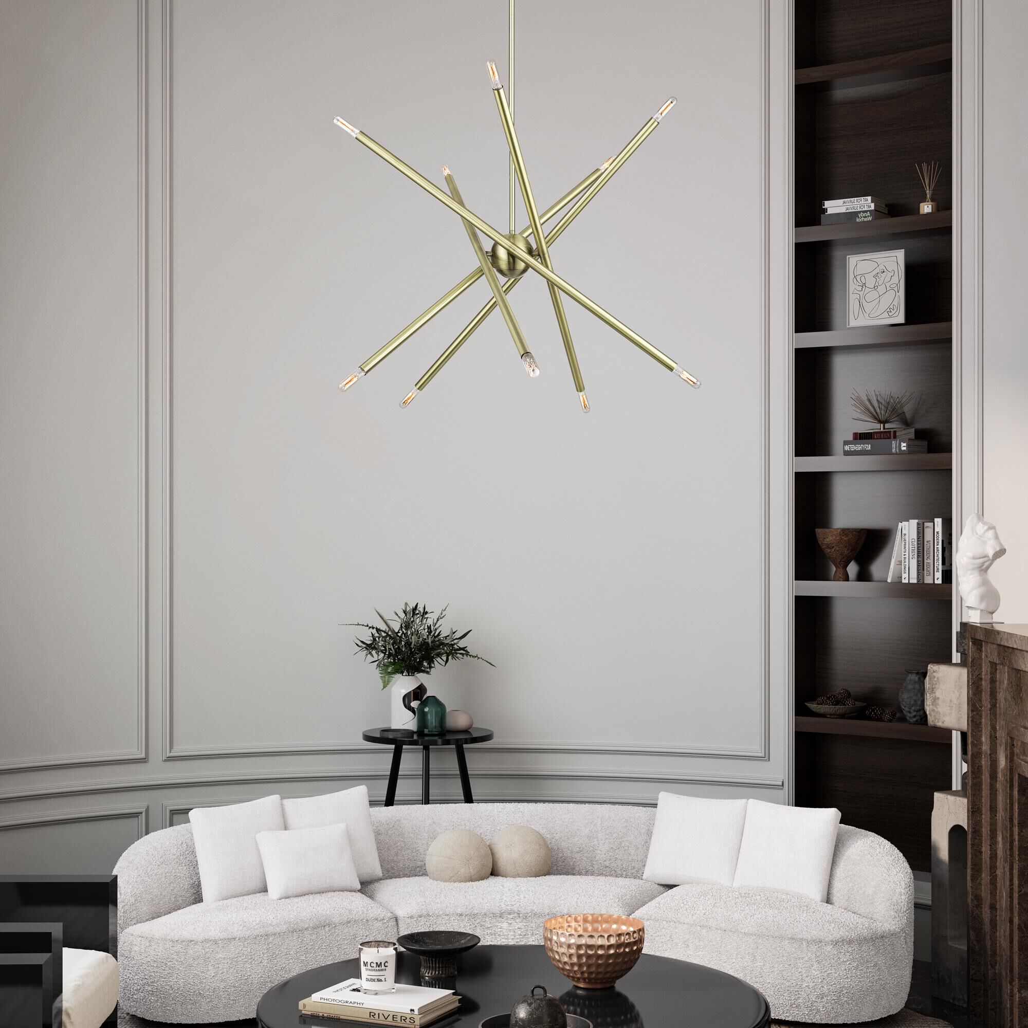 Soho 28 Inch Chandelier by Livex Lighting