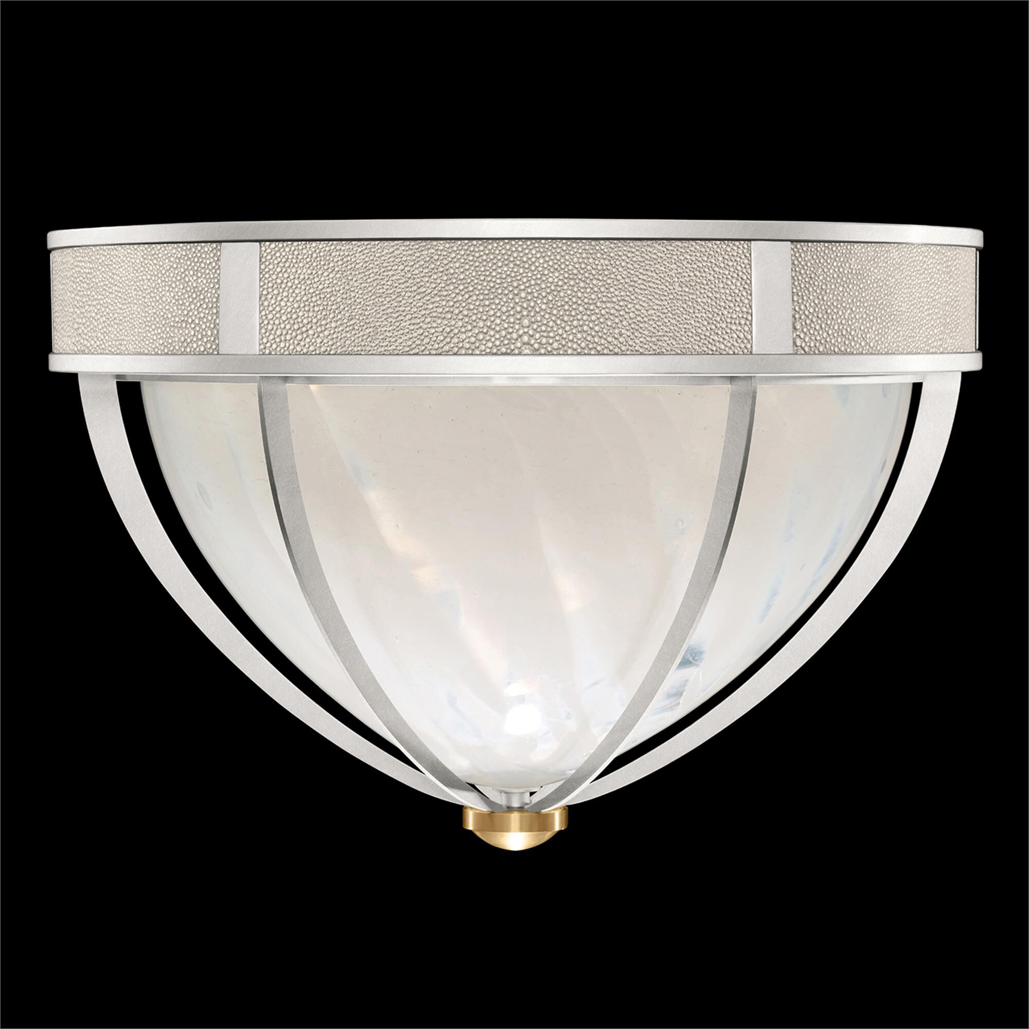 Shown in Silver Leaf and Brass  finish and Coco accent