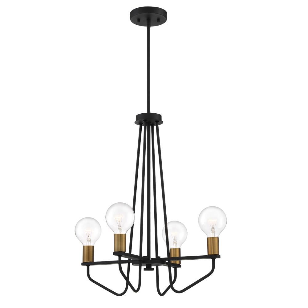 Ravella 19 Inch 4 Light Mini Chandelier by Designers Fountain