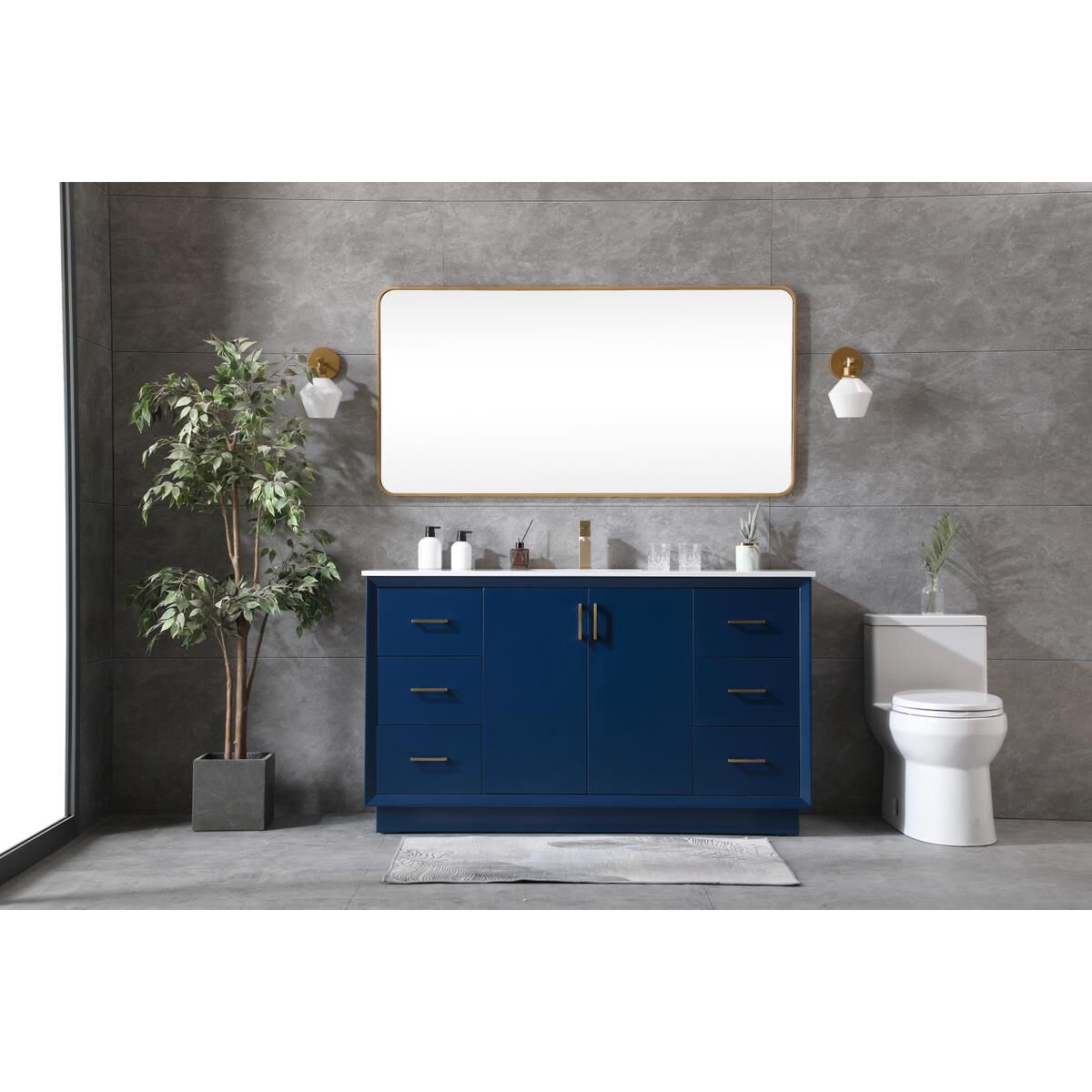 Hayes 60 Inch Bath Vanity by Elegant Decor