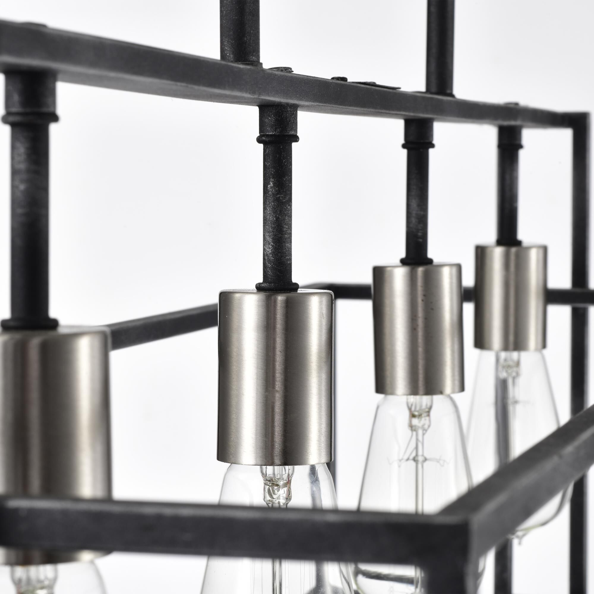 Shown in Iron Black with Brushed Nickel Accents finish