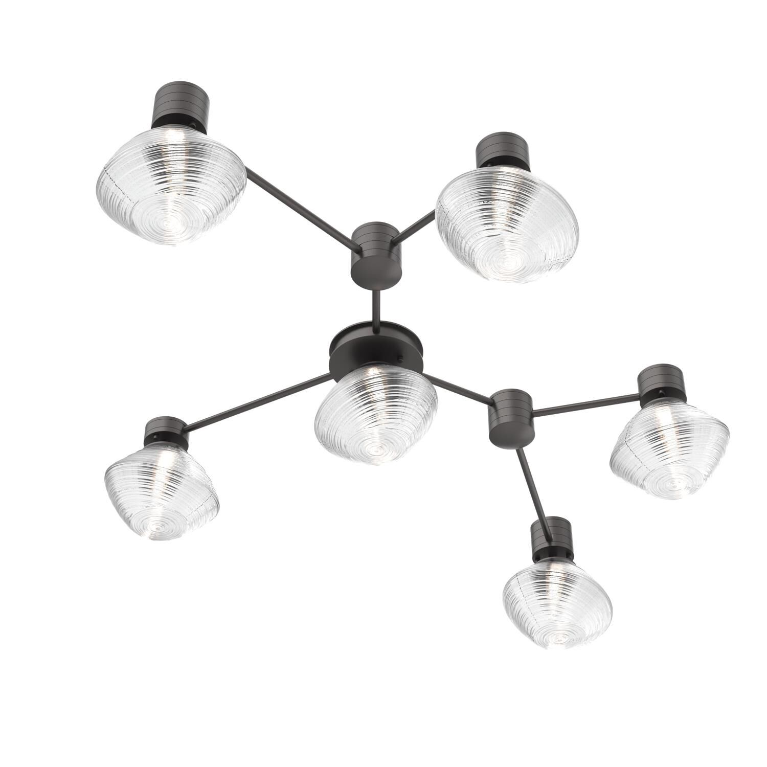 Levi Wilson Mesa 38 Inch Semi Flush Mount by Hammerton Studio