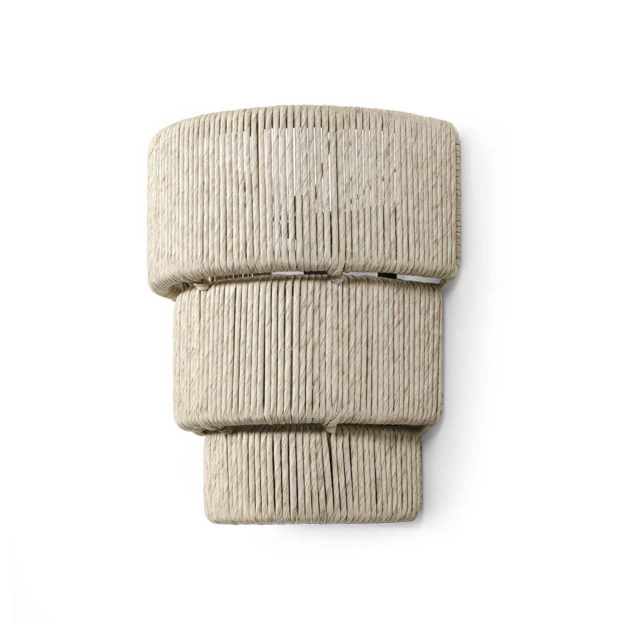 Shown in Charcoal finish and All Weather Wicker shade