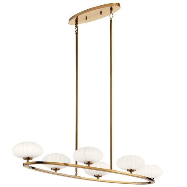 Pim 48 Inch 6 Light Linear Suspension Light by Kichler Lighting