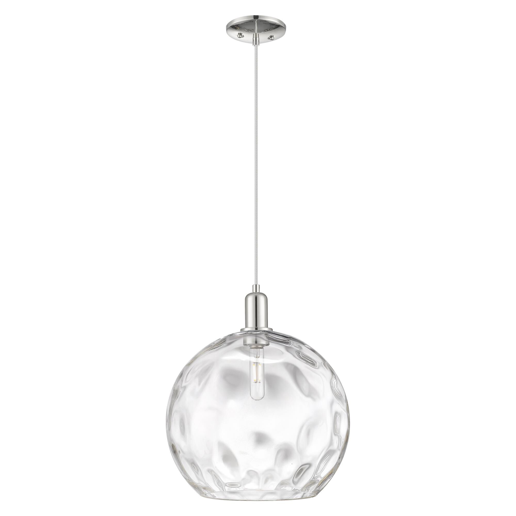 Shown in Polished Nickel finish and Clear Water glass