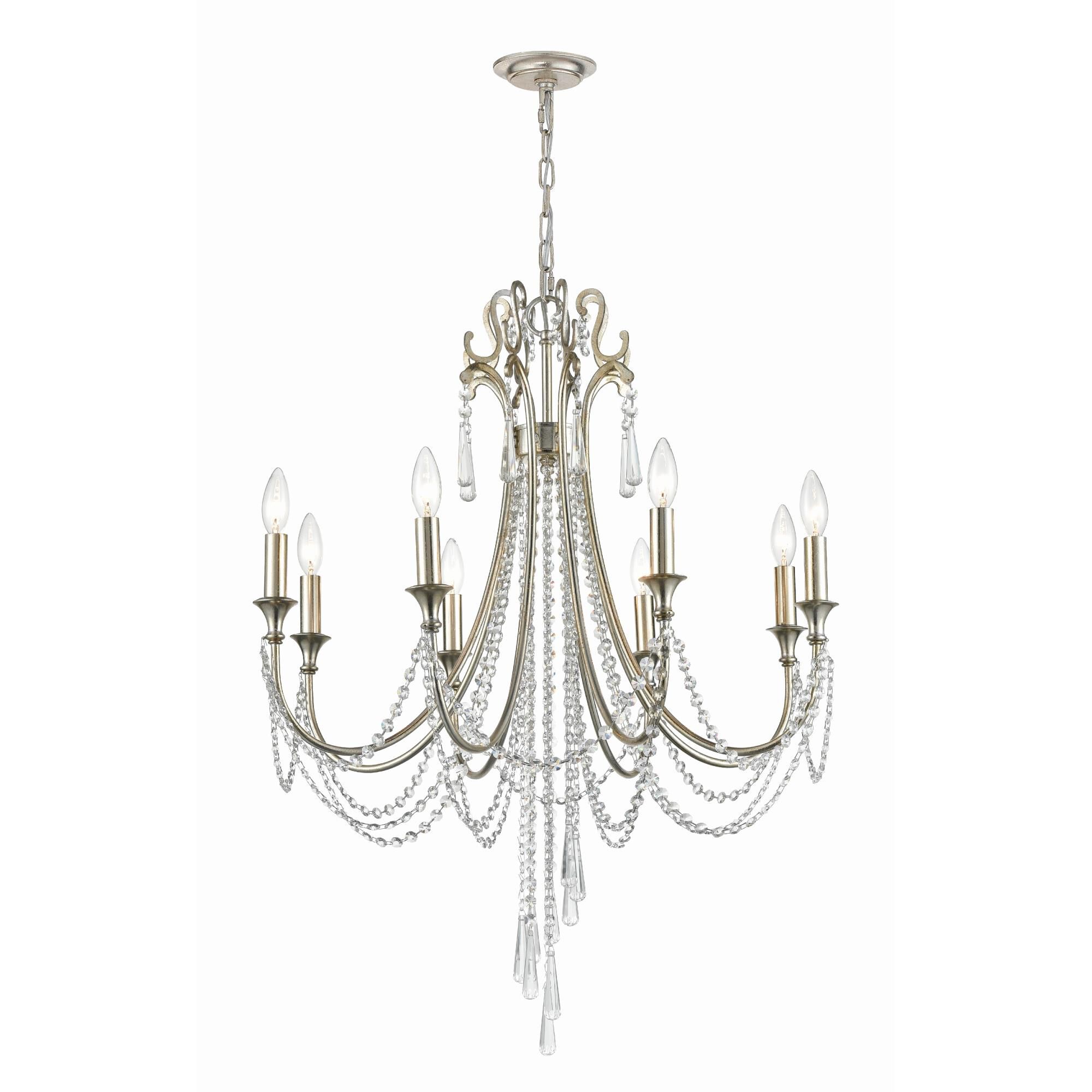 Arcadia 26 Inch 8 Light Chandelier by Crystorama