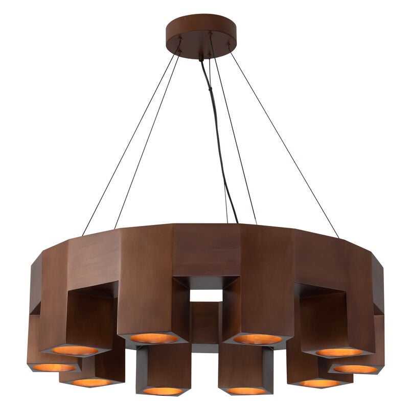 Bosco 35 Inch Chandelier by Kuzco