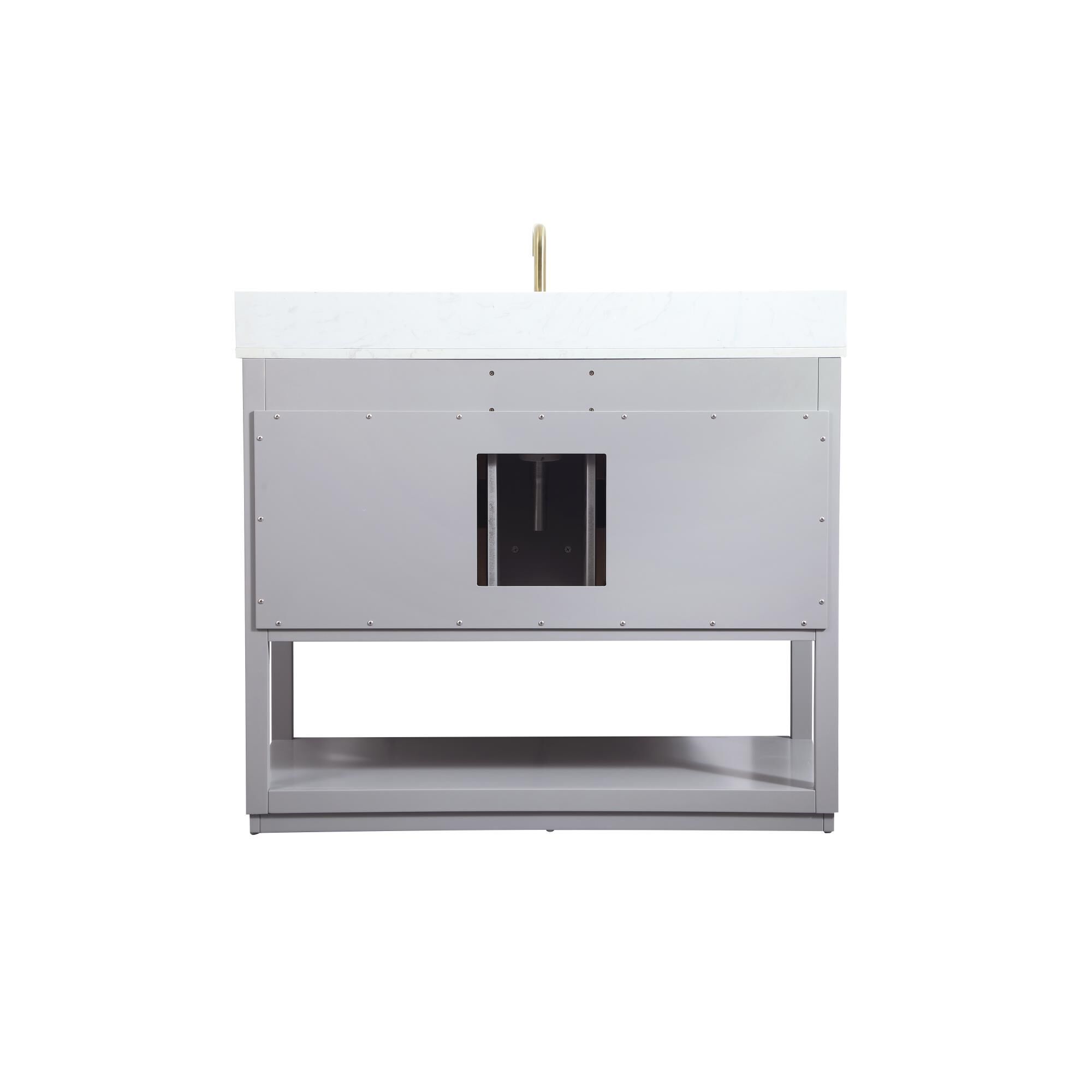 Shown in Grey finish