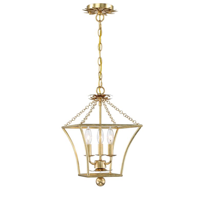 Broche 17 Inch Lantern Pendant by Crystorama
