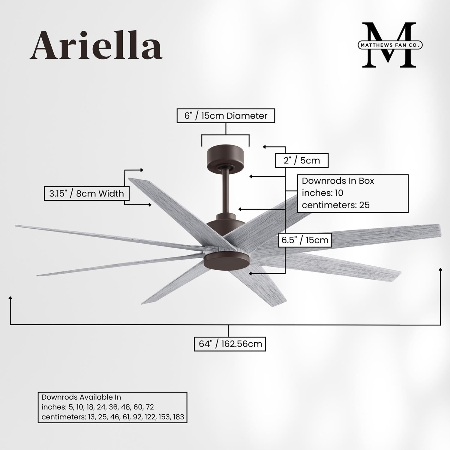 Shown in Textured Bronze finish