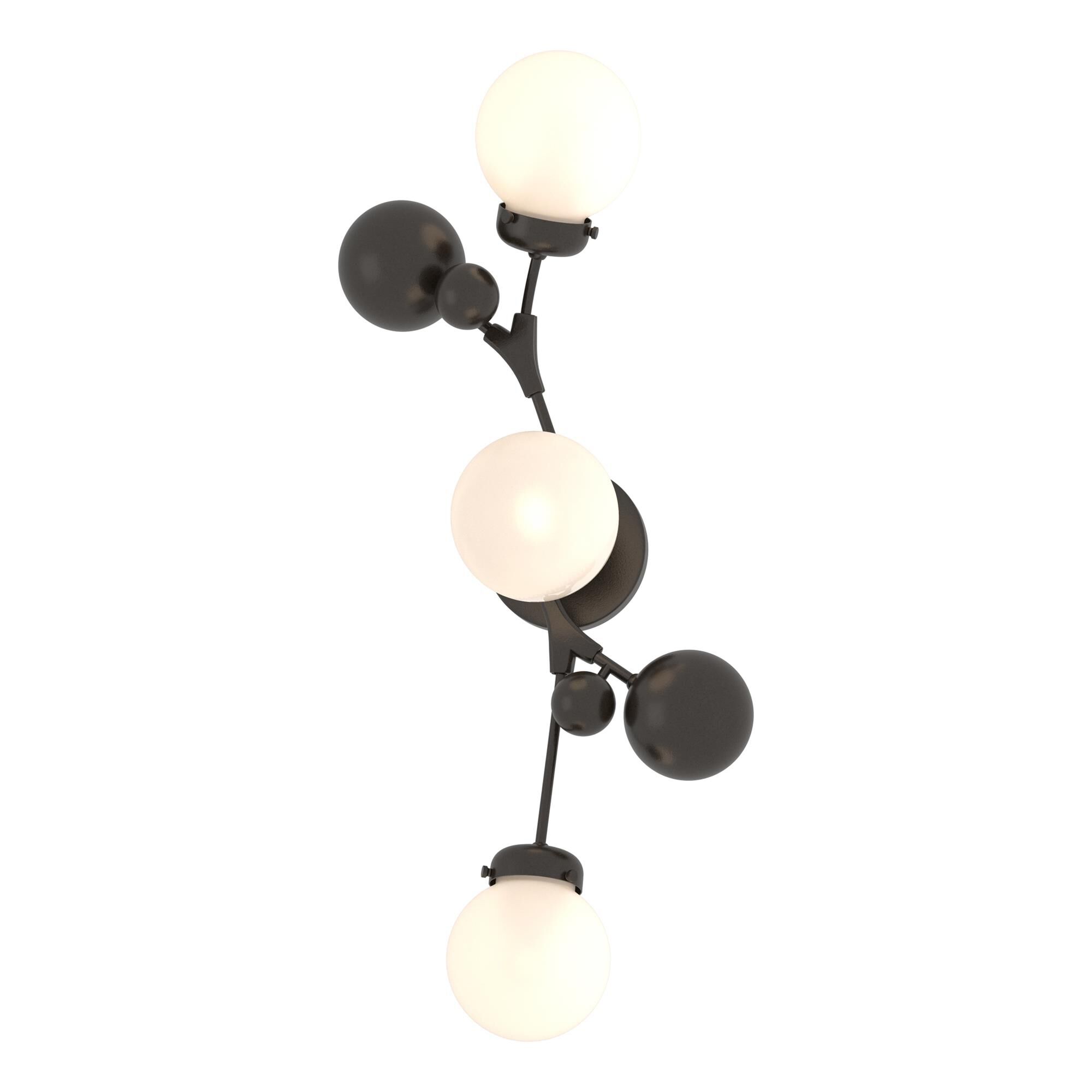 Shown in Oil Rubbed Bronze finish and Opal glass