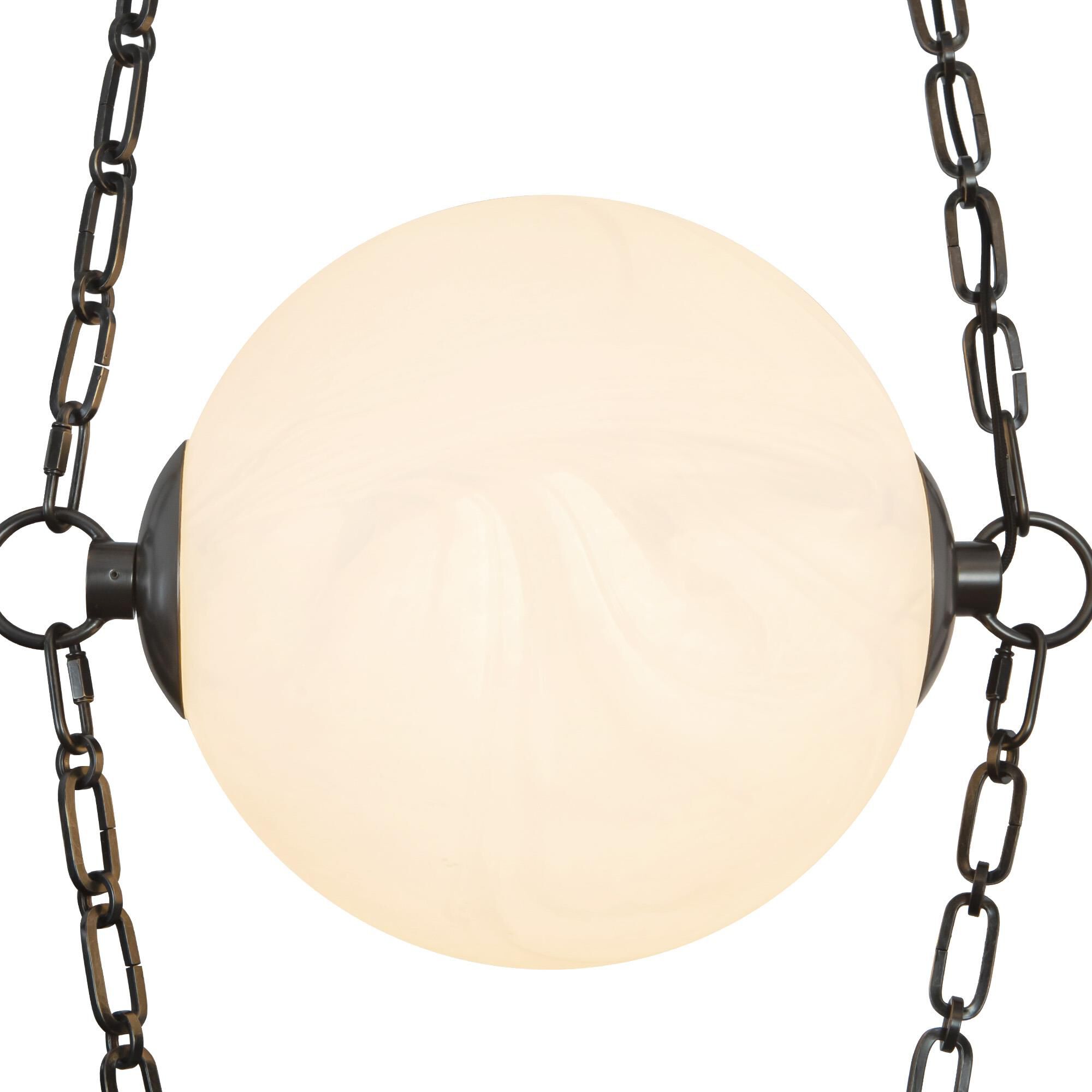 Shown in Urban Bronze finish and Cloud glass
