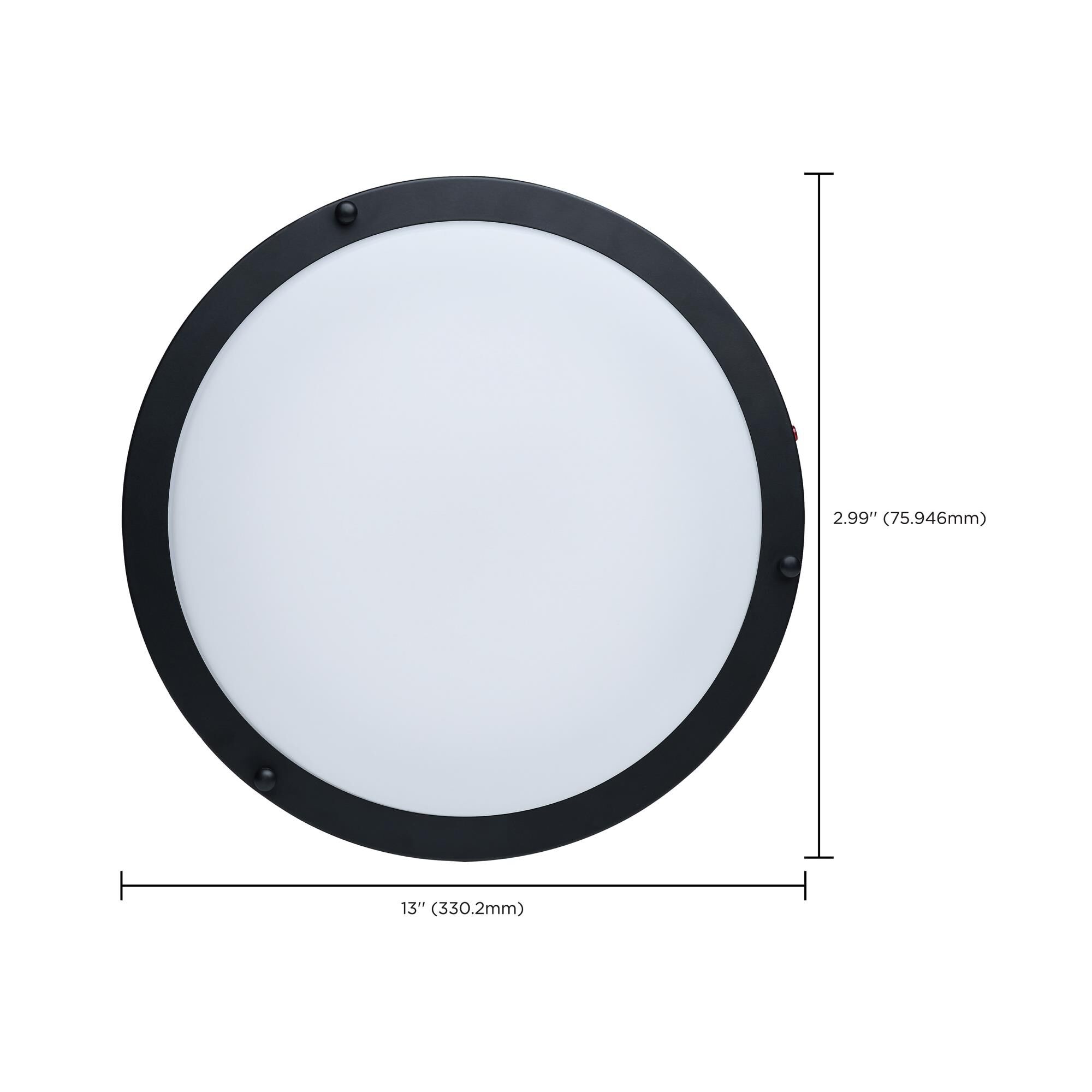 Shown in Black finish