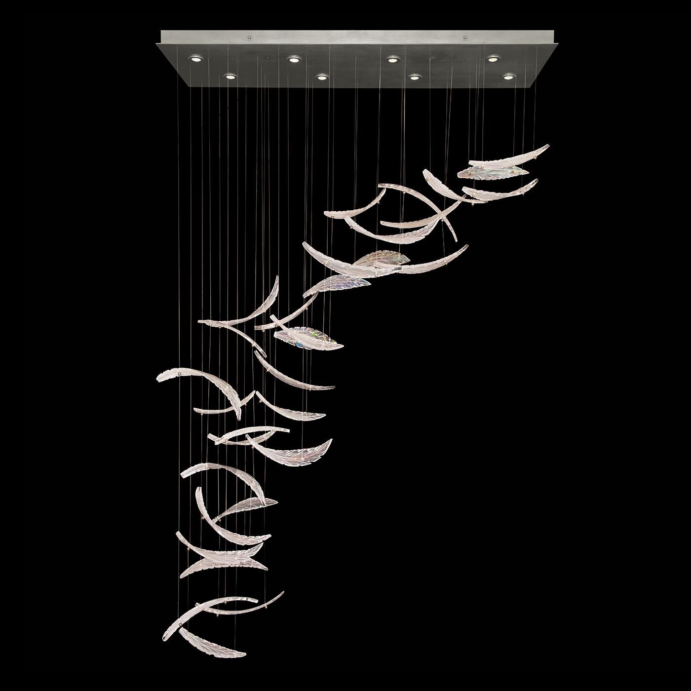 Elevate Linear Suspension Light by Fine Art Handcrafted Lighting