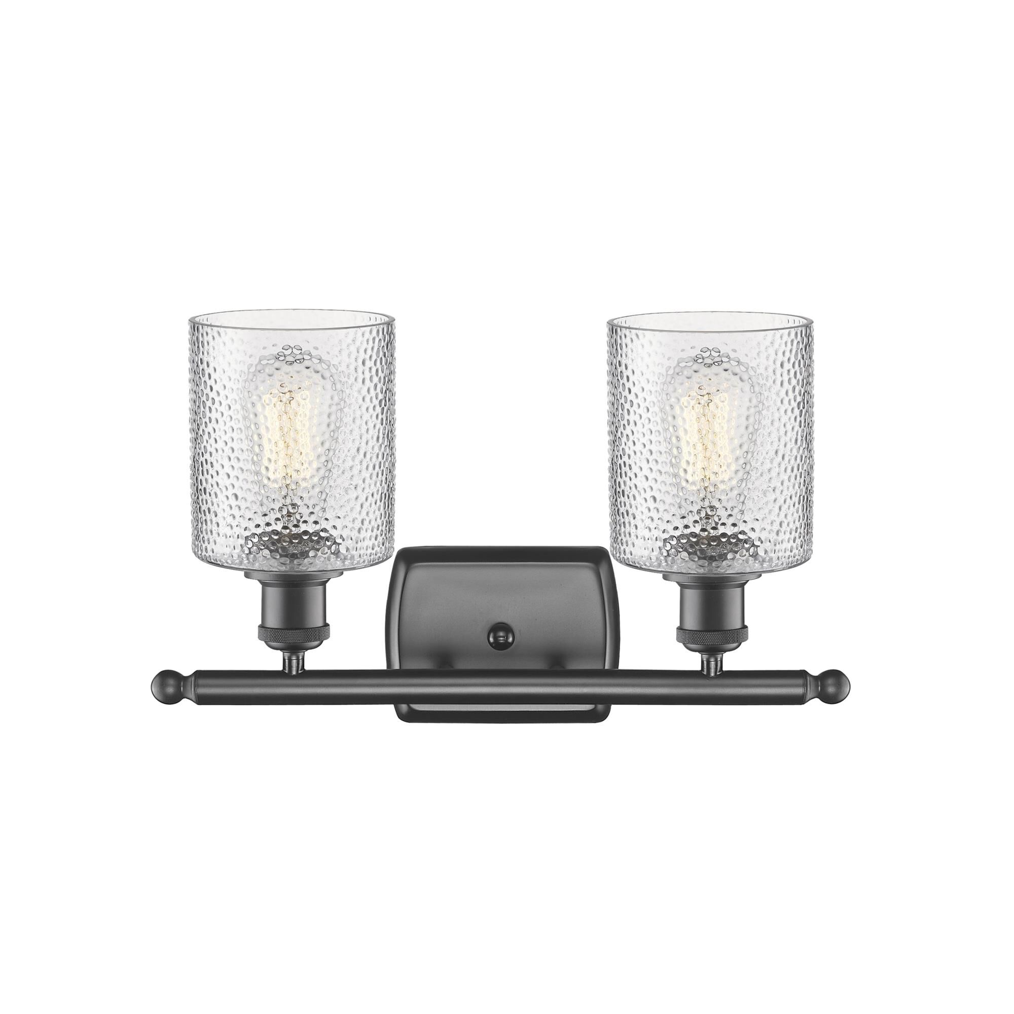 Shown in Oil Rubbed Bronze finish and Clear Ripple glass