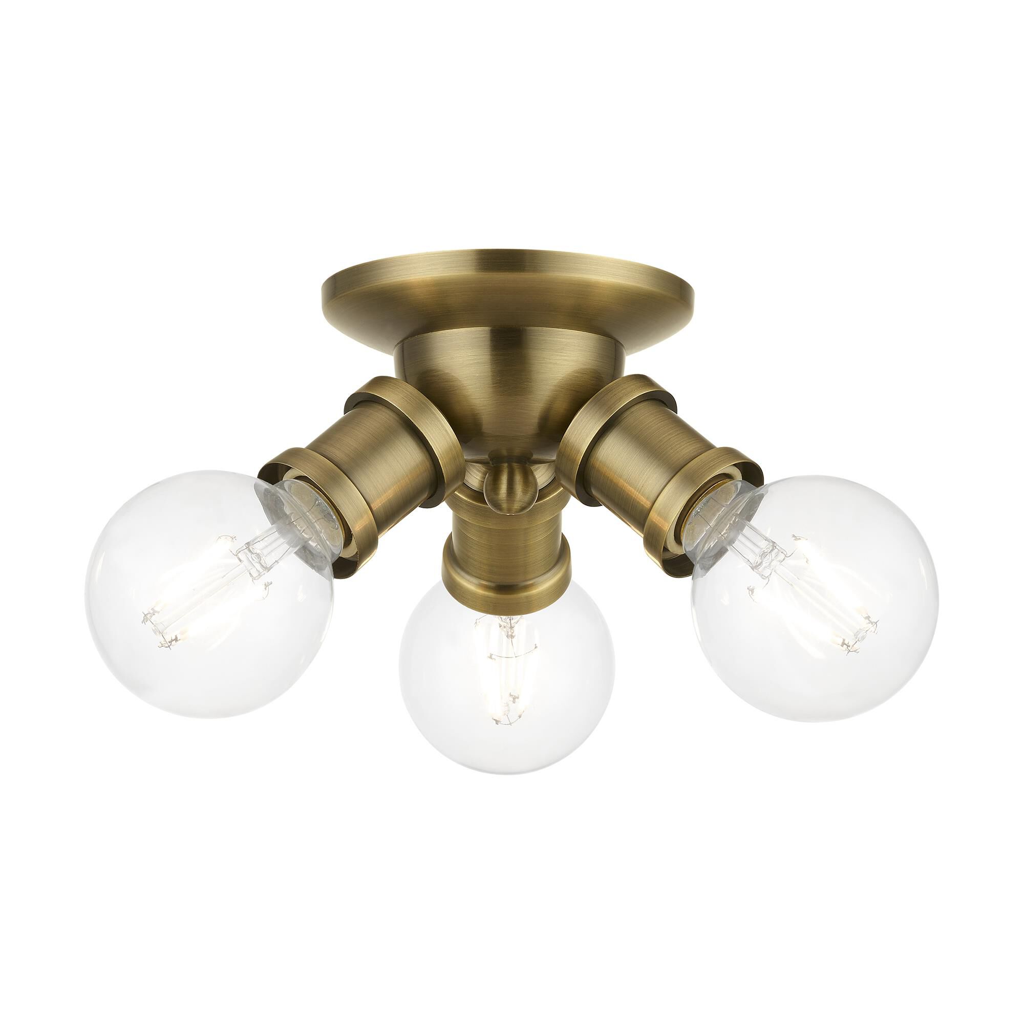 Lansdale 7 Inch 3 Light Flush Mount by Livex Lighting