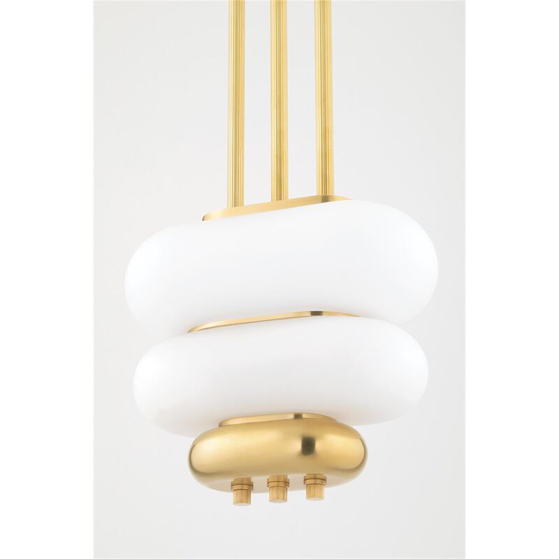 Kelly Behun Palisade Petite Chandelier by Hudson Valley Lighting
