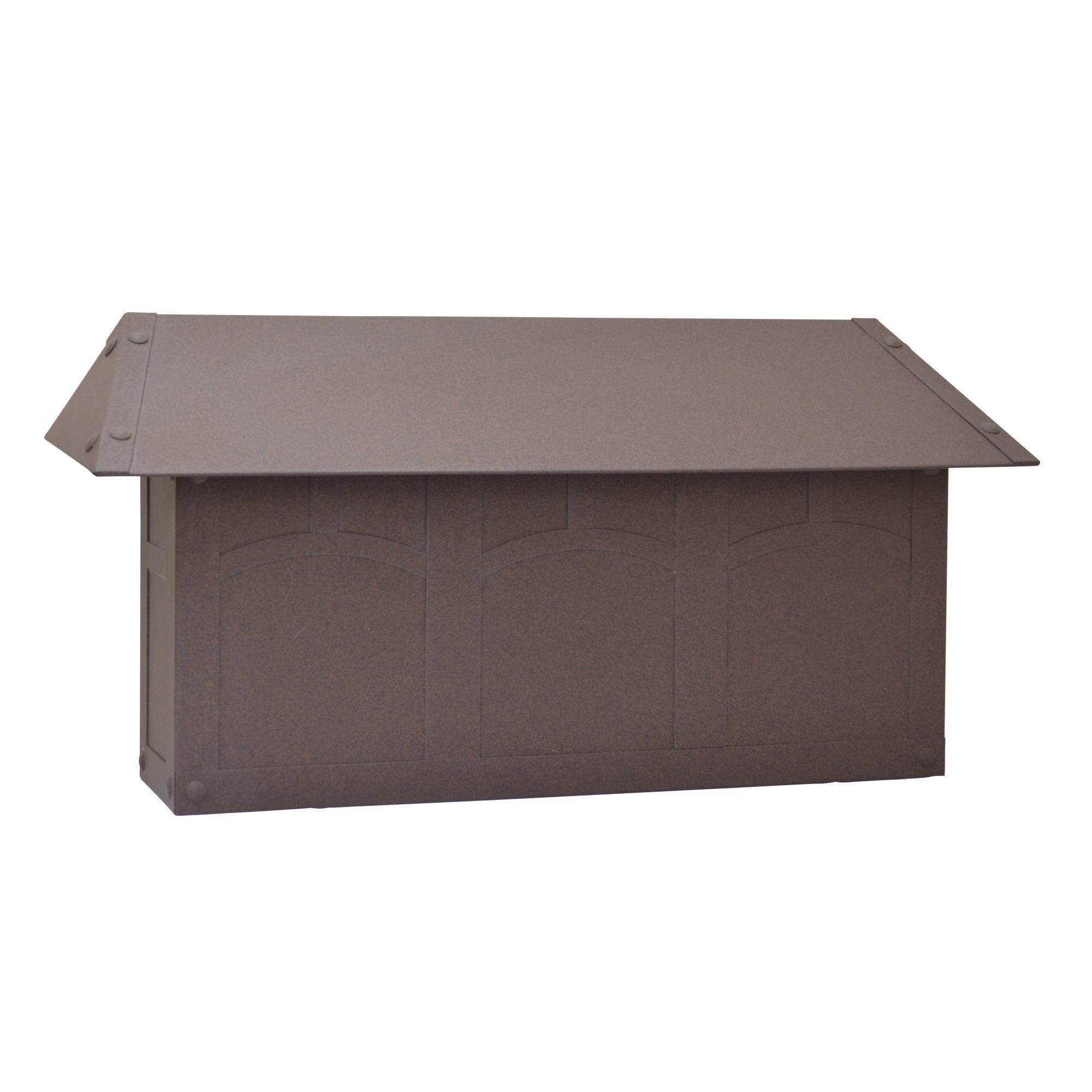 Shown in Rustic Brown finish