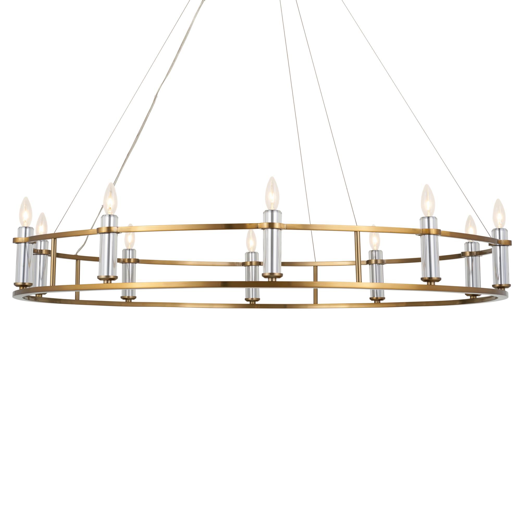 Shown in Brushed Natural Brass finish