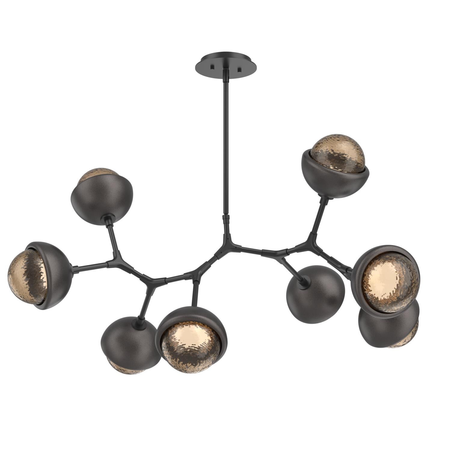 Levi Wilson Cabochon 38 Inch Linear Suspension Light by Hammerton Studio