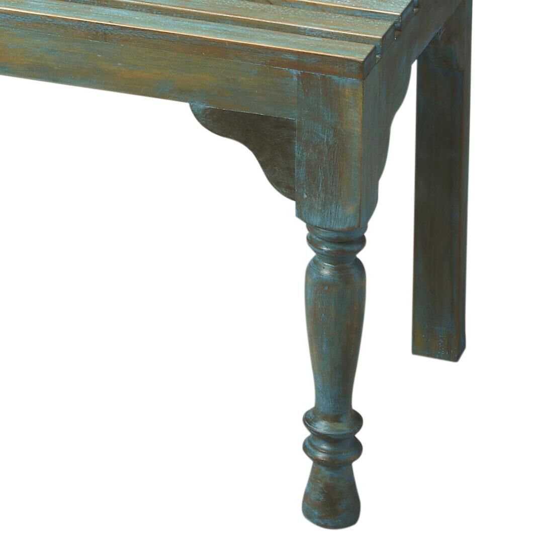Shown in Solid Wood And Hand Painted Antique Verdi finish