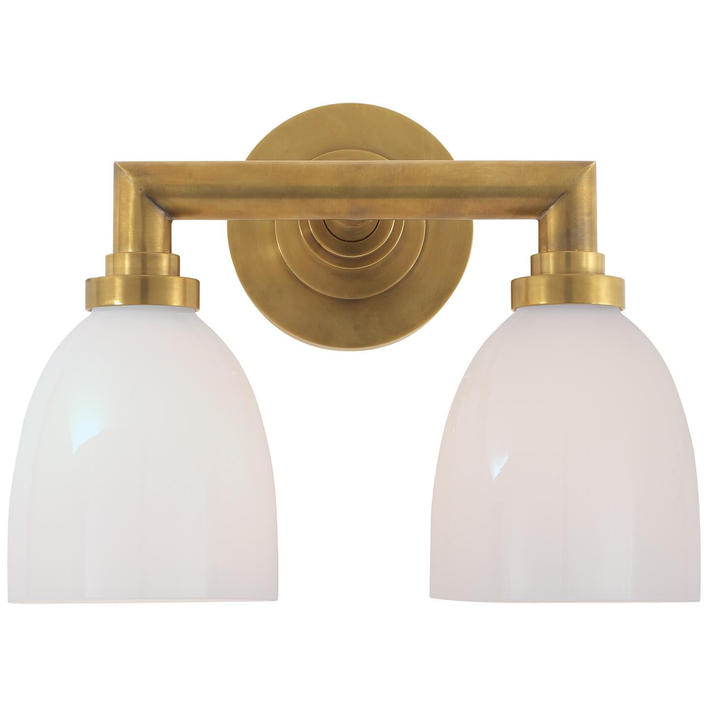 Chapman & Myers Wilton 13 Inch 2 Light Bath Vanity Light by Visual Comfort Signature Collection