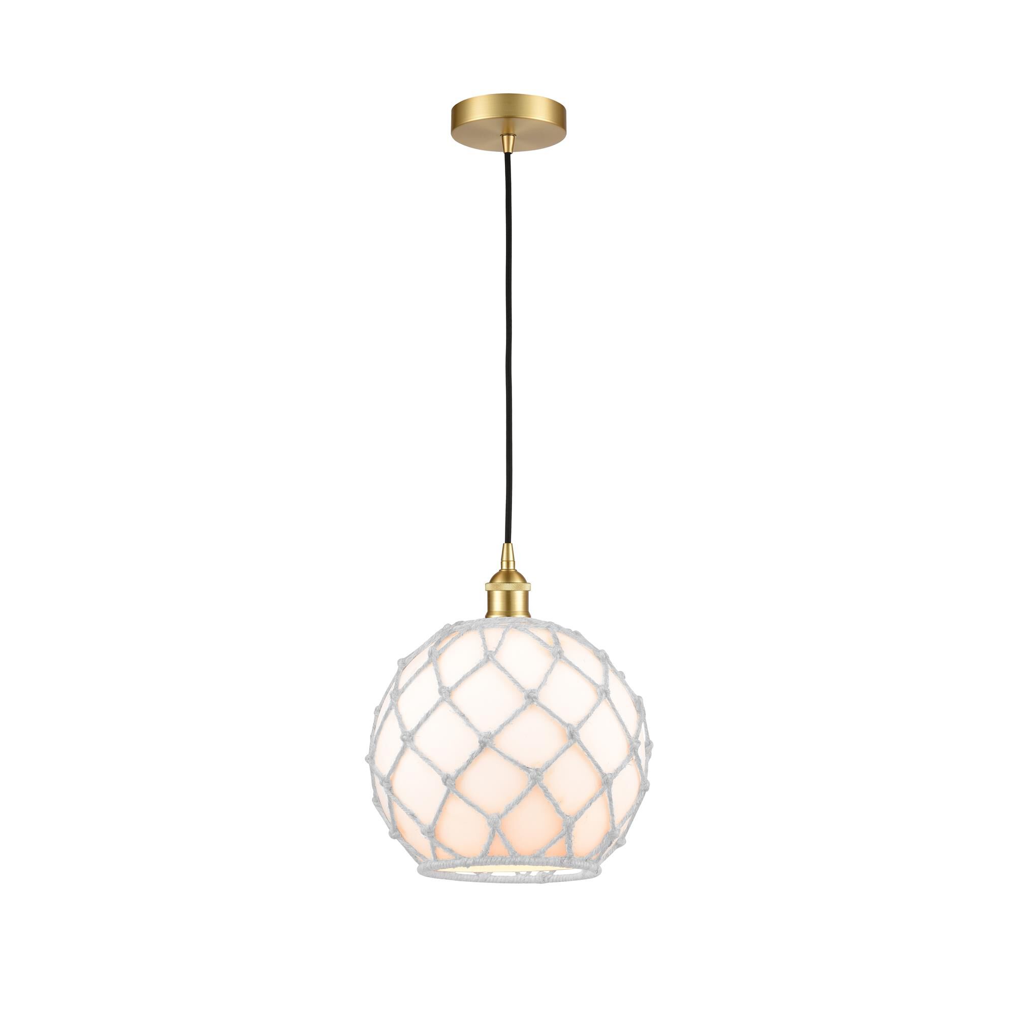 Innovations Lighting Bruno Marashlian Farmhouse Rope 10 Inch Mini Pendant