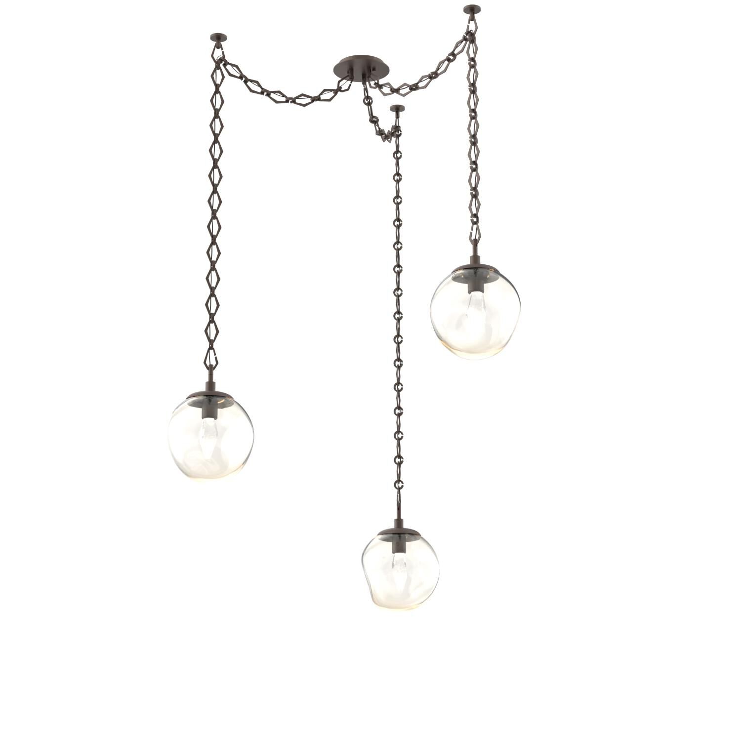 Levi Wilson Aster 19 Inch Multi Pendant Light by Hammerton Studio