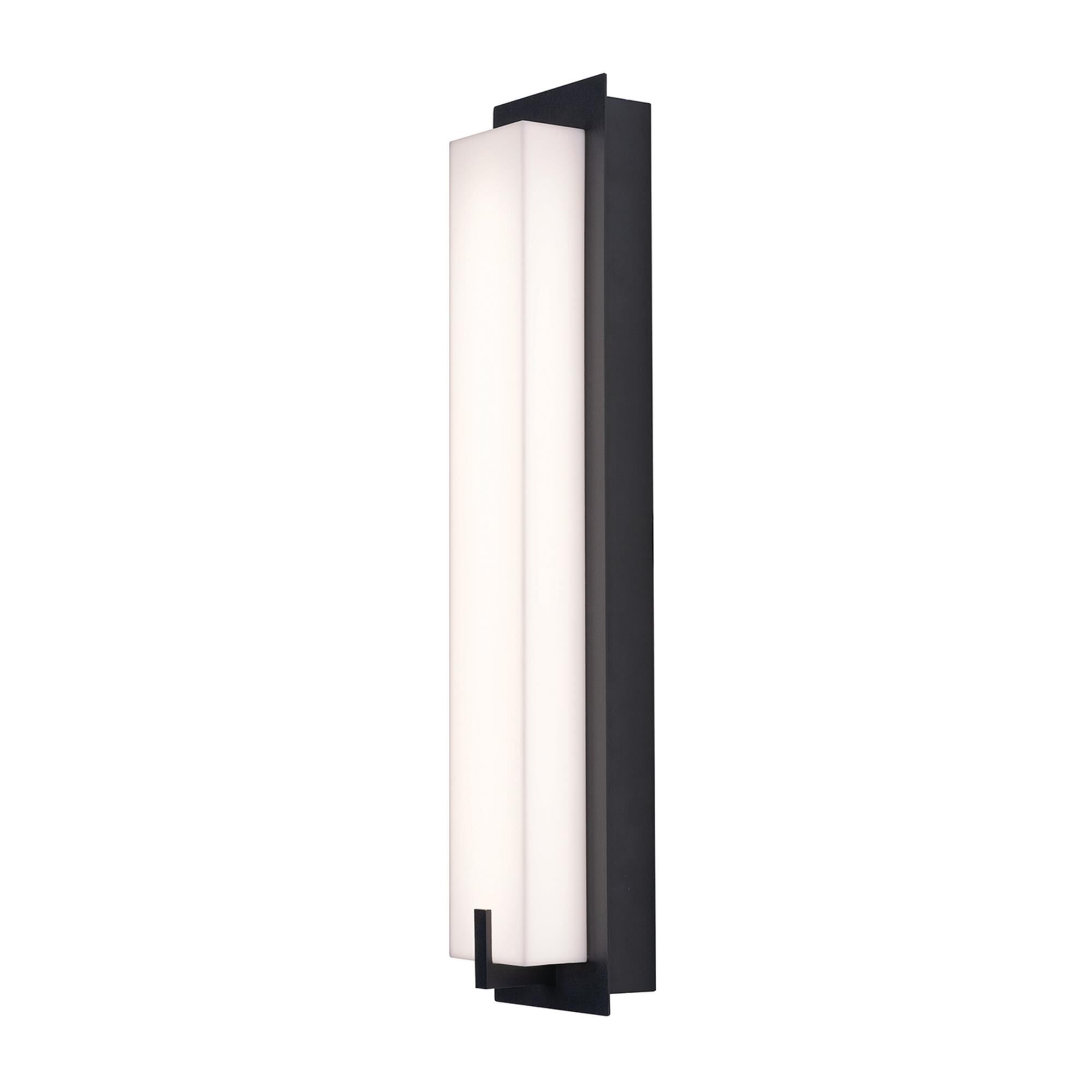 Shown in Black finish and White Acrylic glass