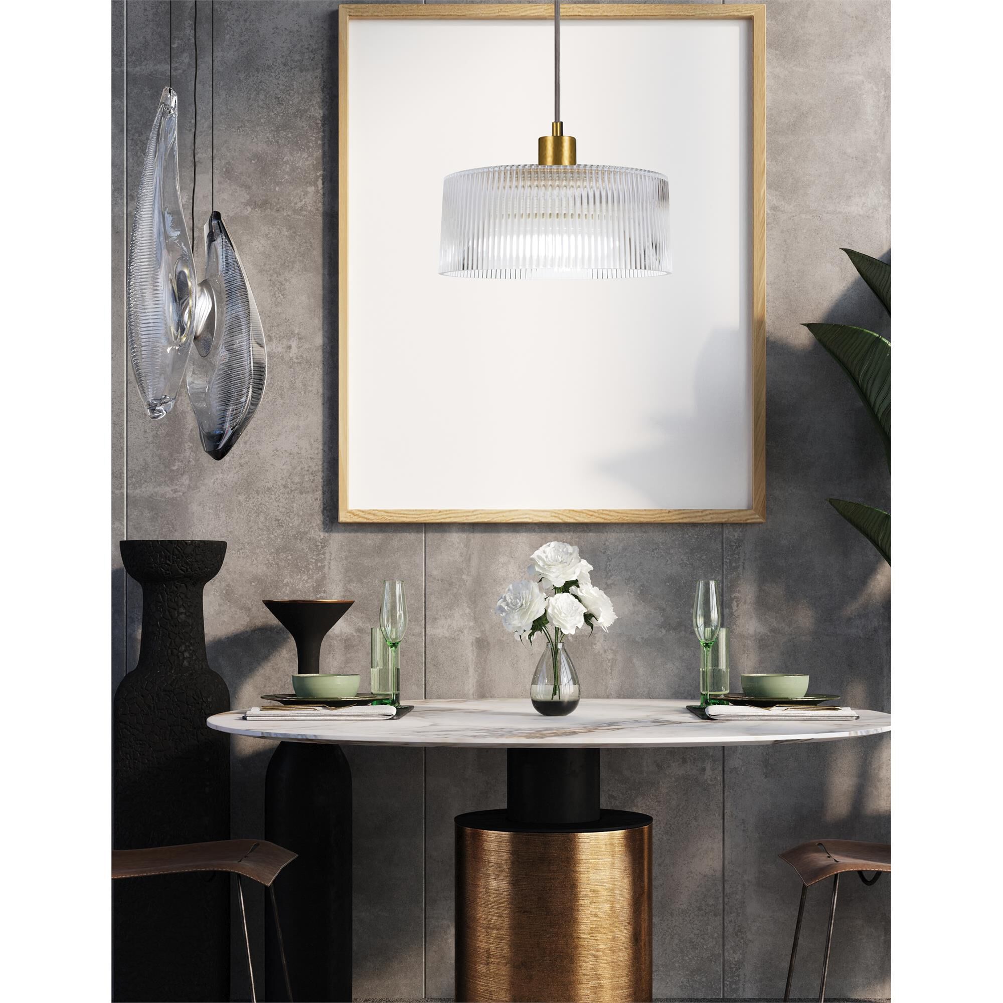 Nadine 12 Inch Mini Pendant by Dainolite