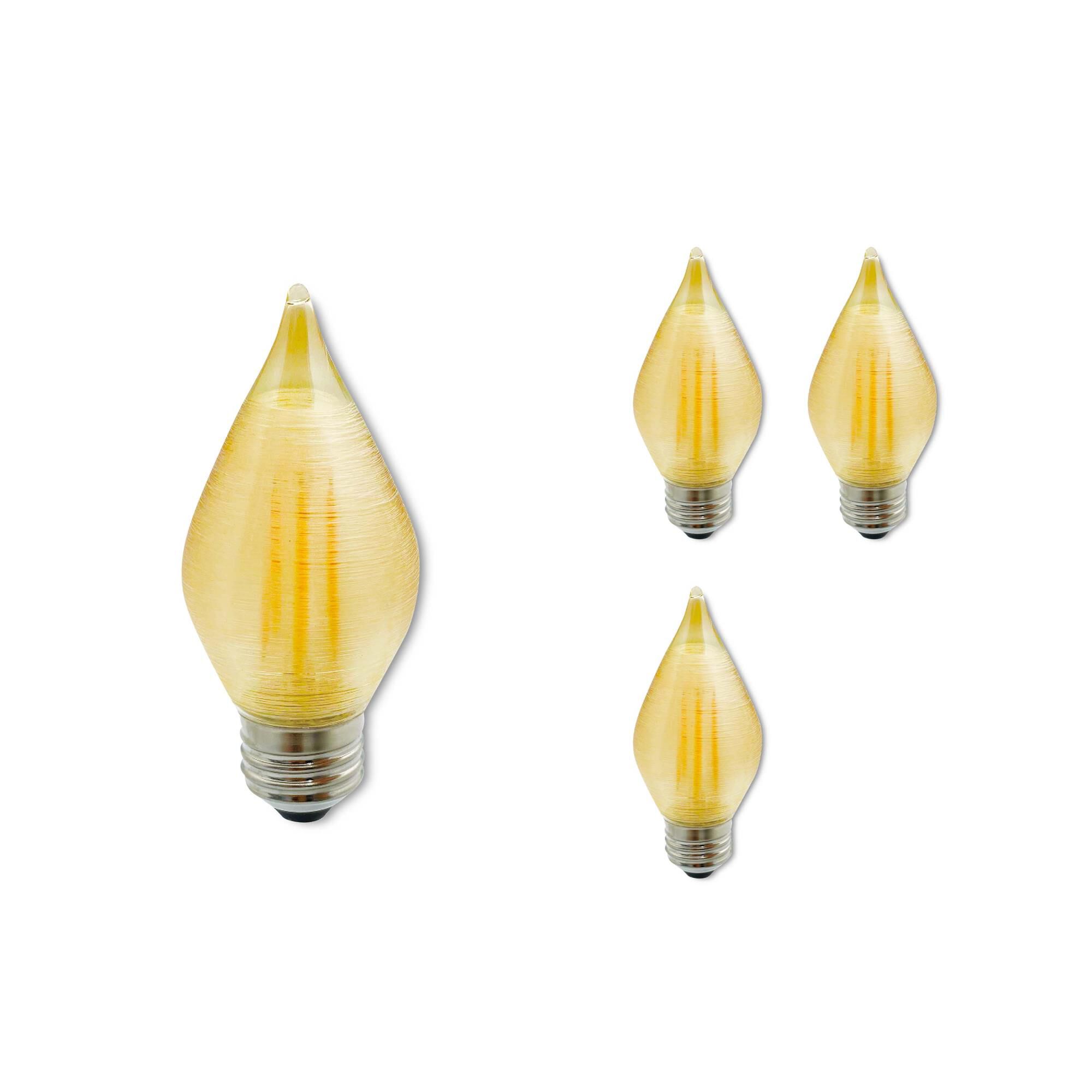 Dimmable 4 Watt 2100K C15 LED Light Bulb by Bulbrite