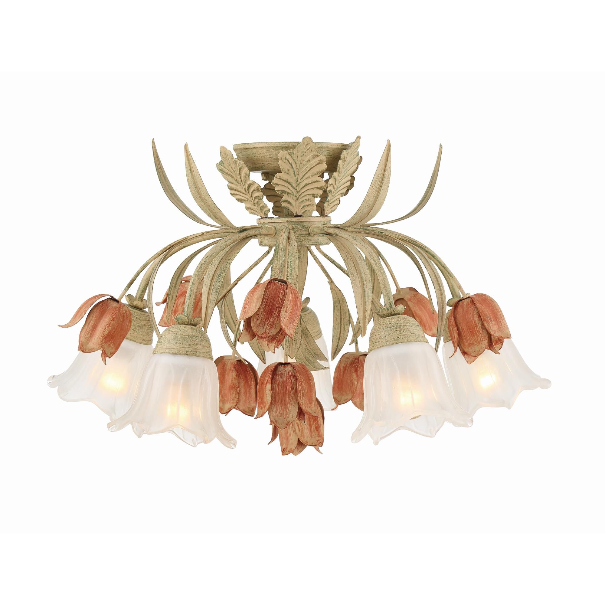 Southport 22 Inch 5 Light Semi Flush Mount by Crystorama