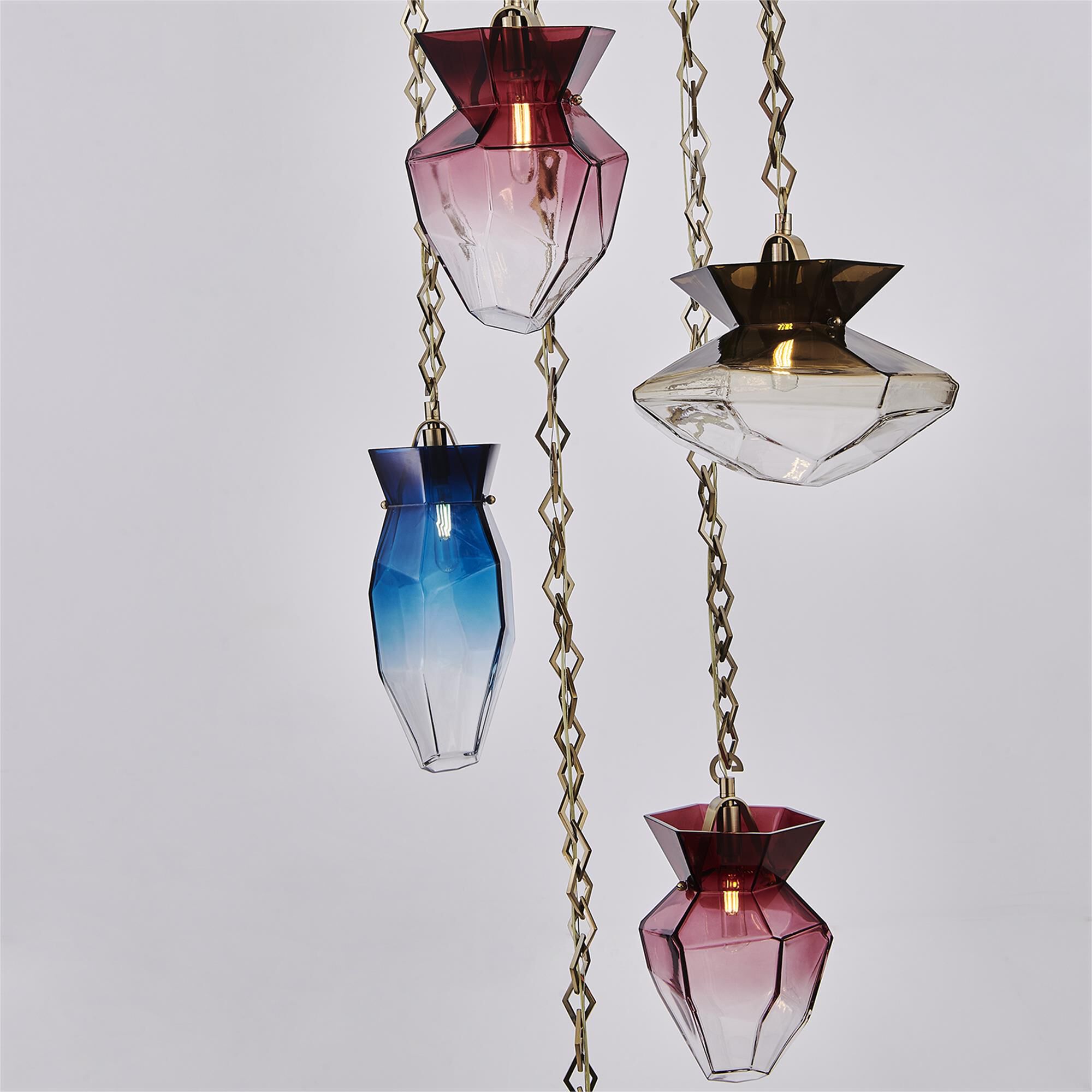 Bolsa 31 Inch Multi Light Pendant by Kalco Lighting
